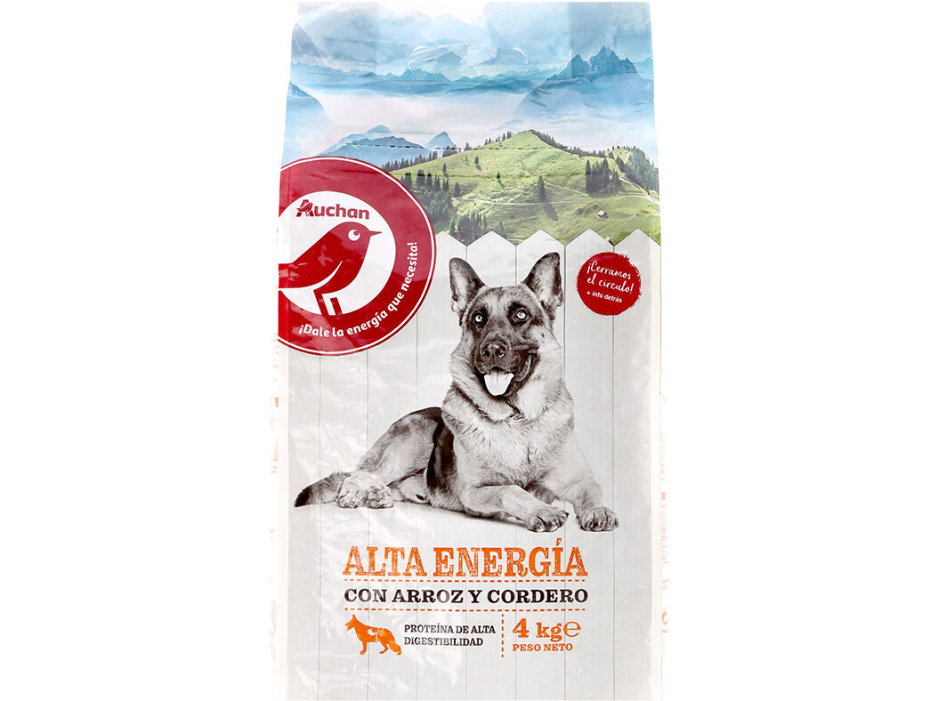 RA&Ccedil;&Atilde;O PARA C&Atilde;O AUCHAN ALTA ENERGIA COM ARROZ E CORDEIRO 4KG image number 0