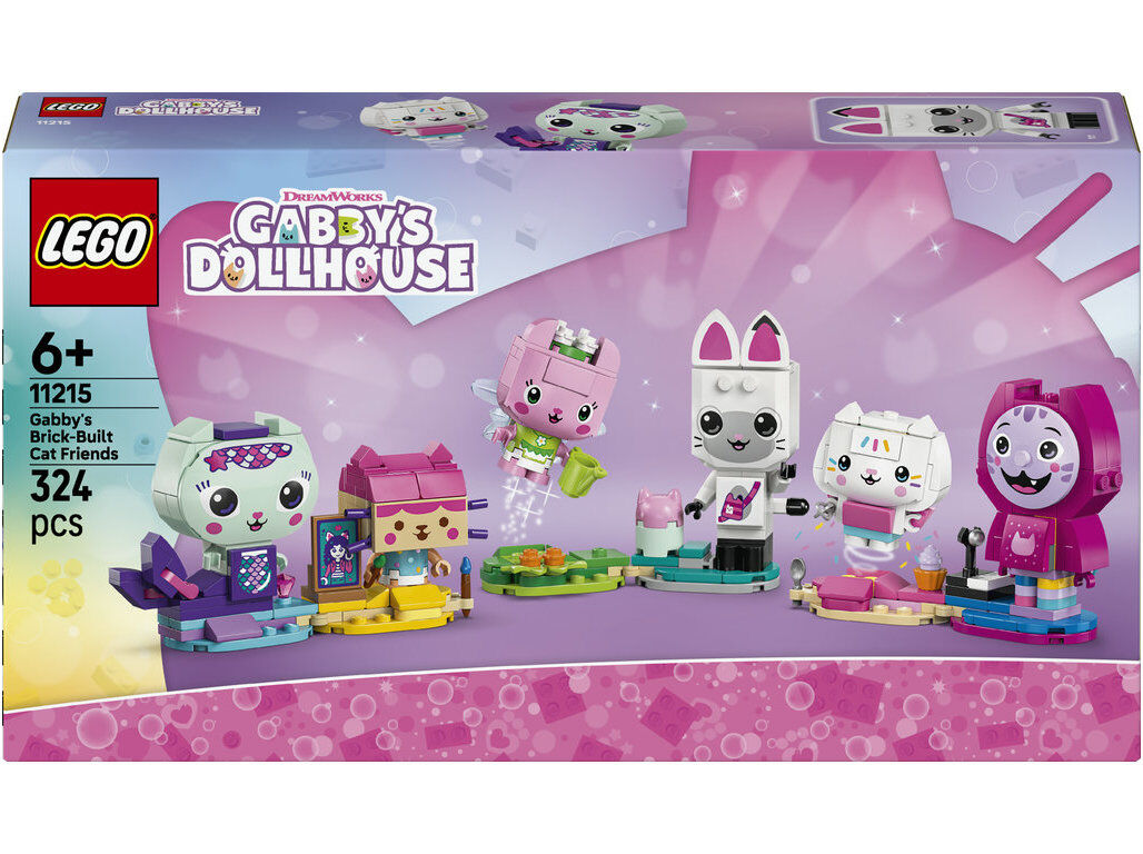 AMIGOS GATINHOS LEGO GABBY'S DOLLHOUSE 11215 image number 0
