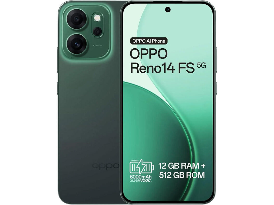SMARTPHONE OPPO RENO 14 FS 5G 12/512GB VERDE