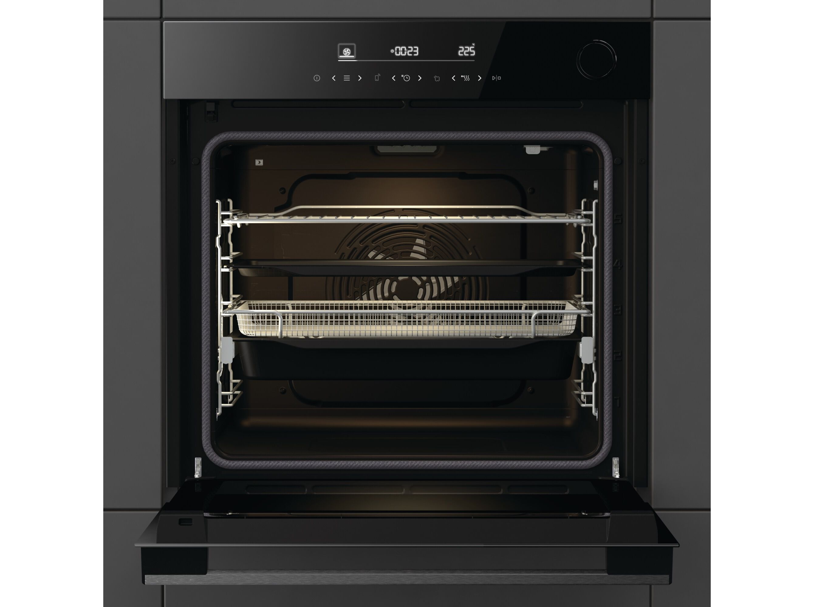 FORNO PIROL&Iacute;TICO HISENSE BSA66346PBGWIFI A+ 77L image number 3