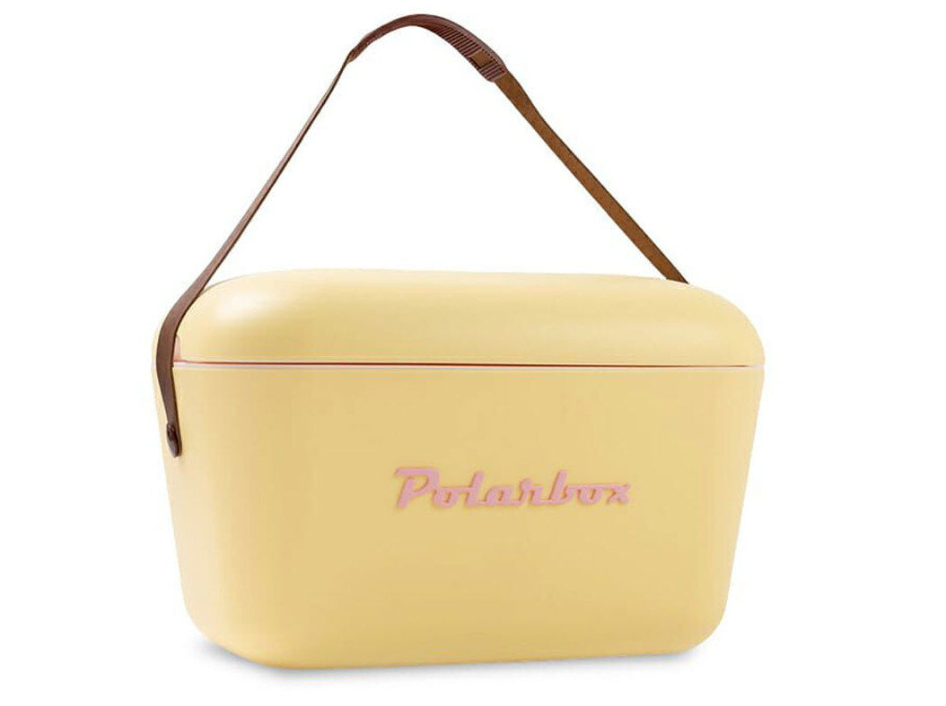 GELEIRA VINTAGE POLARBOX AMARELO 20L