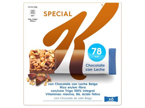 BARRAS KELLOGG'S SPECIAL K CHOCOLATE LEITE 129G 6UN image number 0