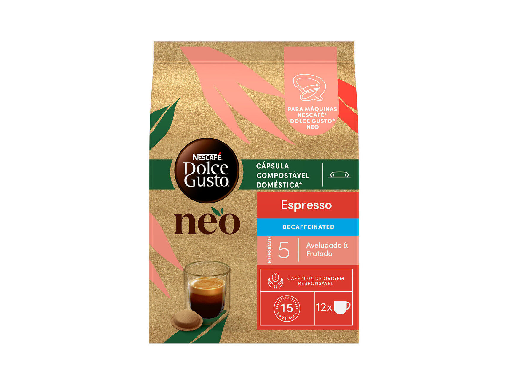 CAPSULAS CAFE SIST NEO DESCAFEINADO 12 UN image number 0