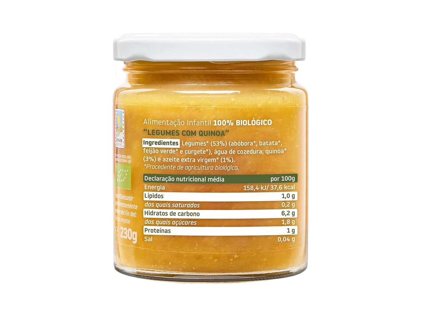 REFEI&Ccedil;&Otilde;ES SMILEAT BIO LEGUMES COM QUINOA 230GR image number 1