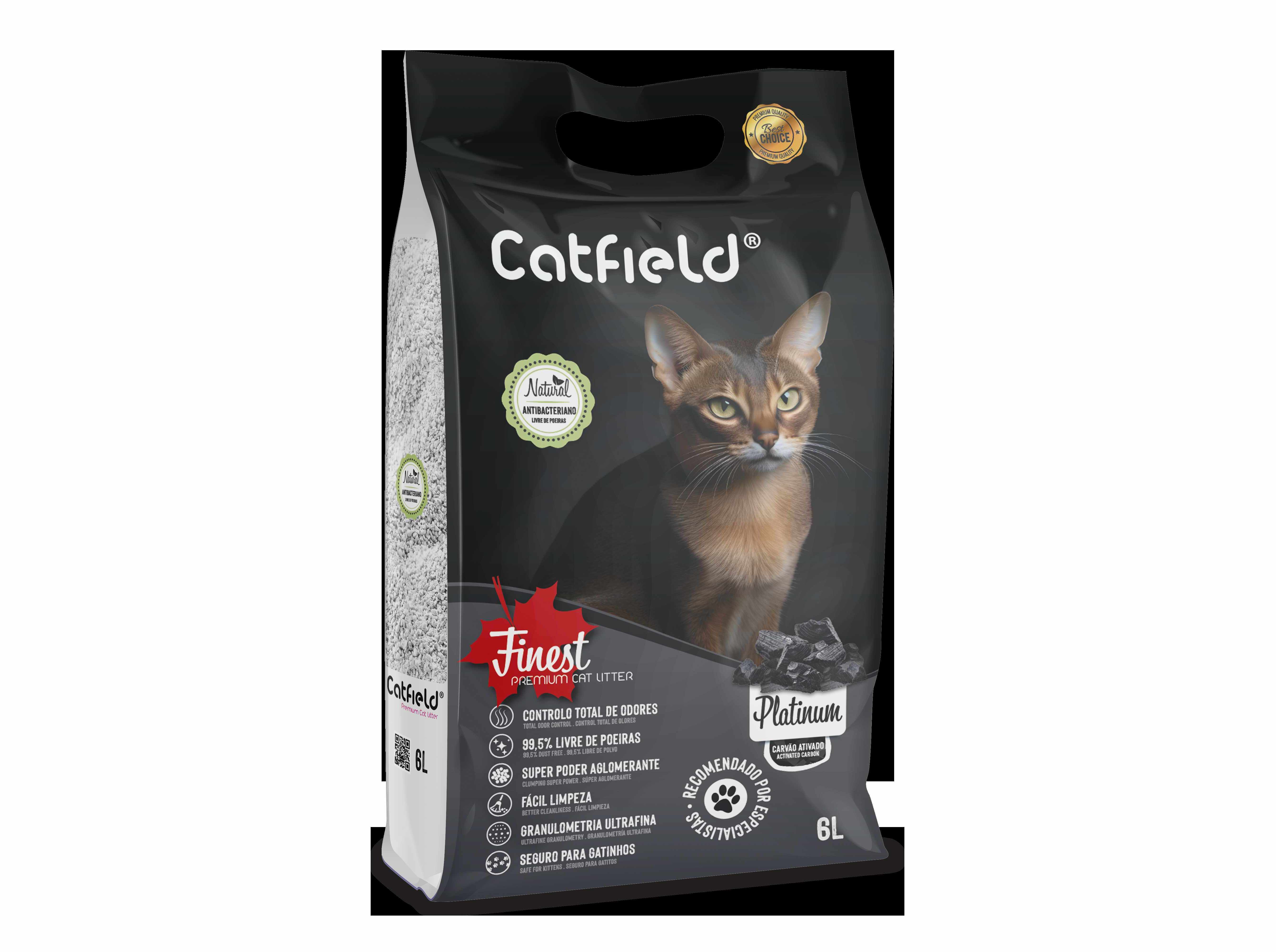 AREIA AGLOMERANTE CATFIELD PLATINUM 6L image number 0