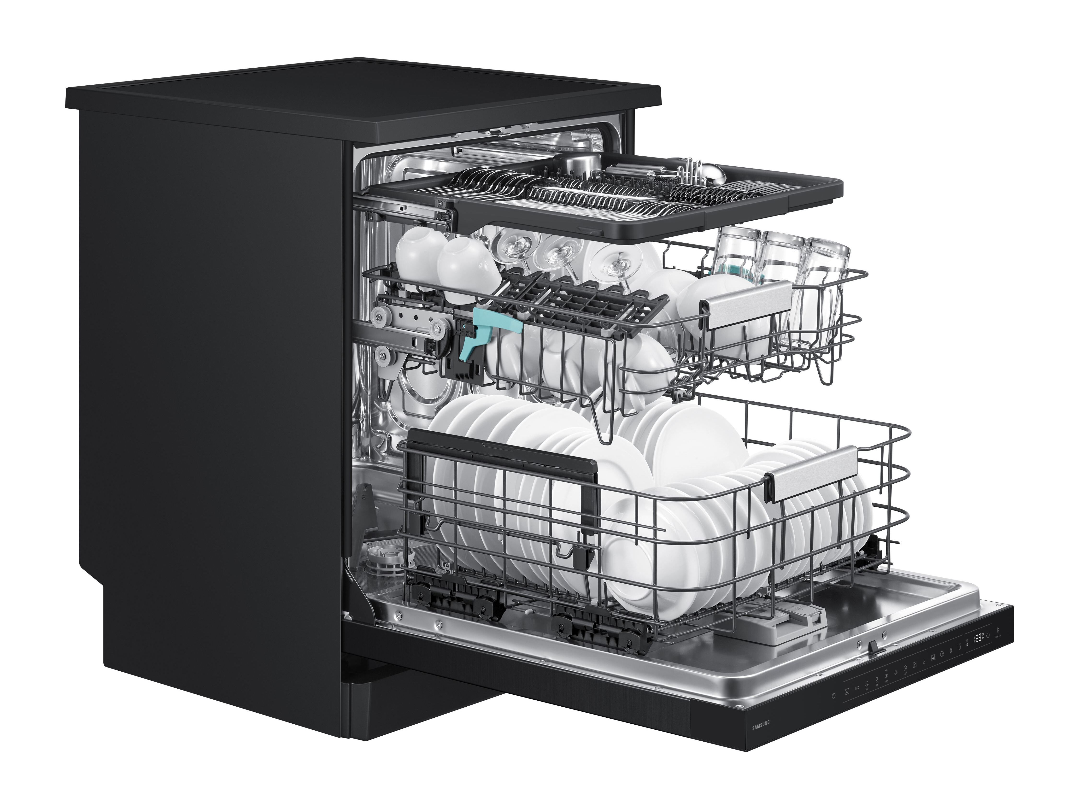 MAQUINA DE LAVAR LOI&Ccedil;A SAMSUNG DW80H73YAFFU1 A PRETO 14CONJUNTOS image number 3