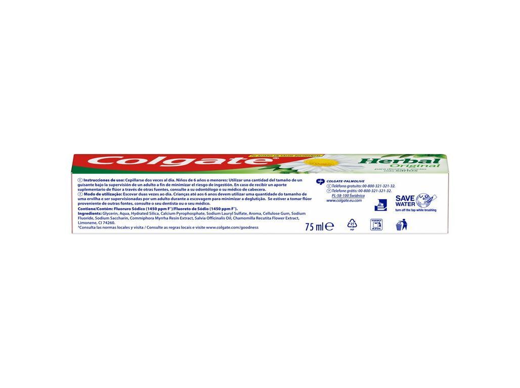 PASTA DE DENTES HERBAL COLGATE 75ML image number 2