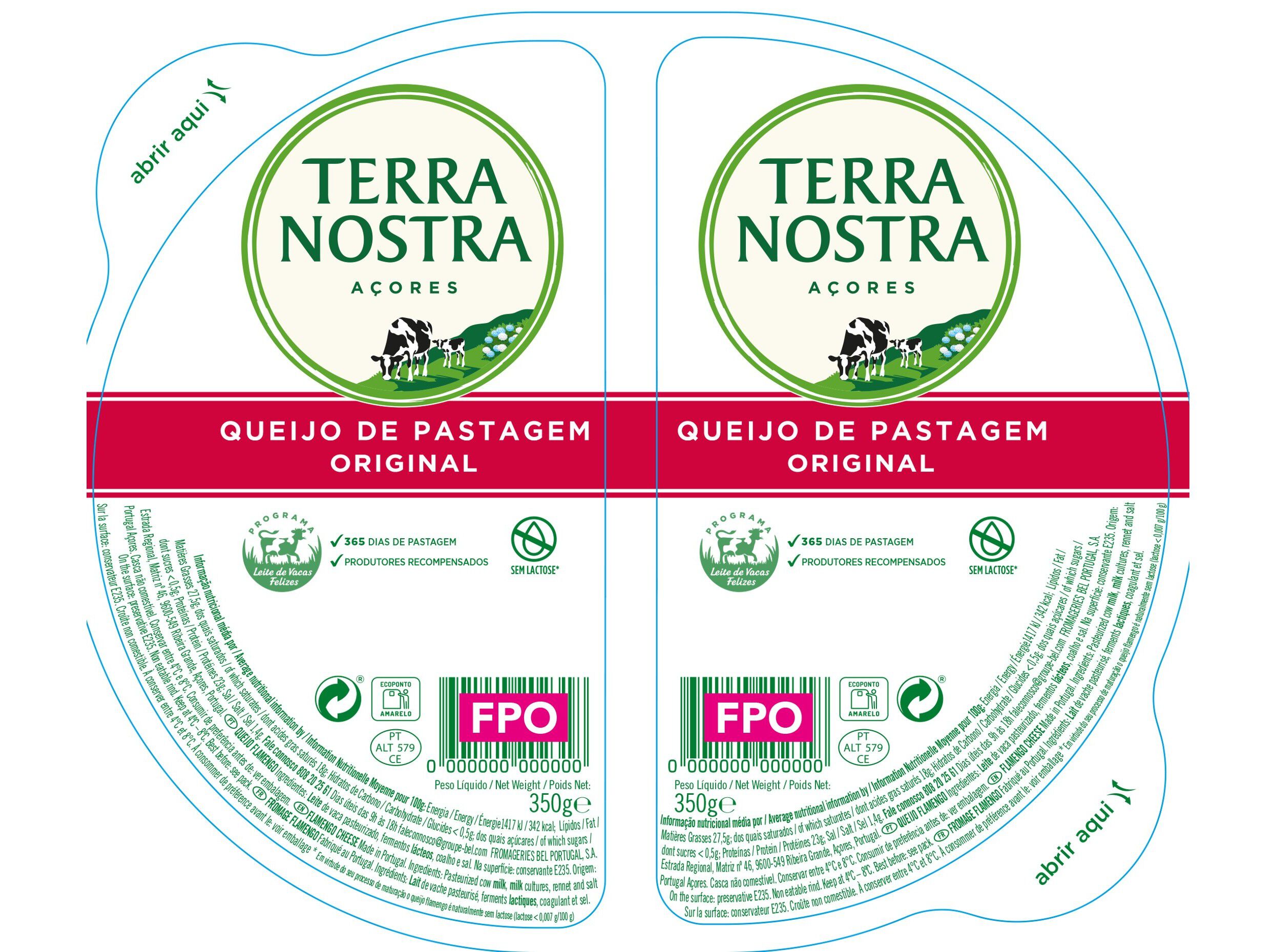 QUEIJO FLAMENGO TERRA NOSTRA 350G image number 1