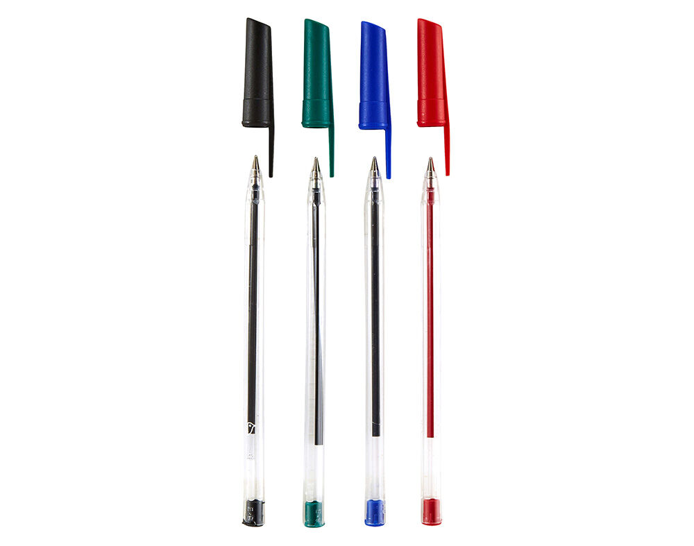 CONJUNTO DE 10 ESFEROGR&Aacute;FICAS AUCHAN CORES SORTIDAS image number 1