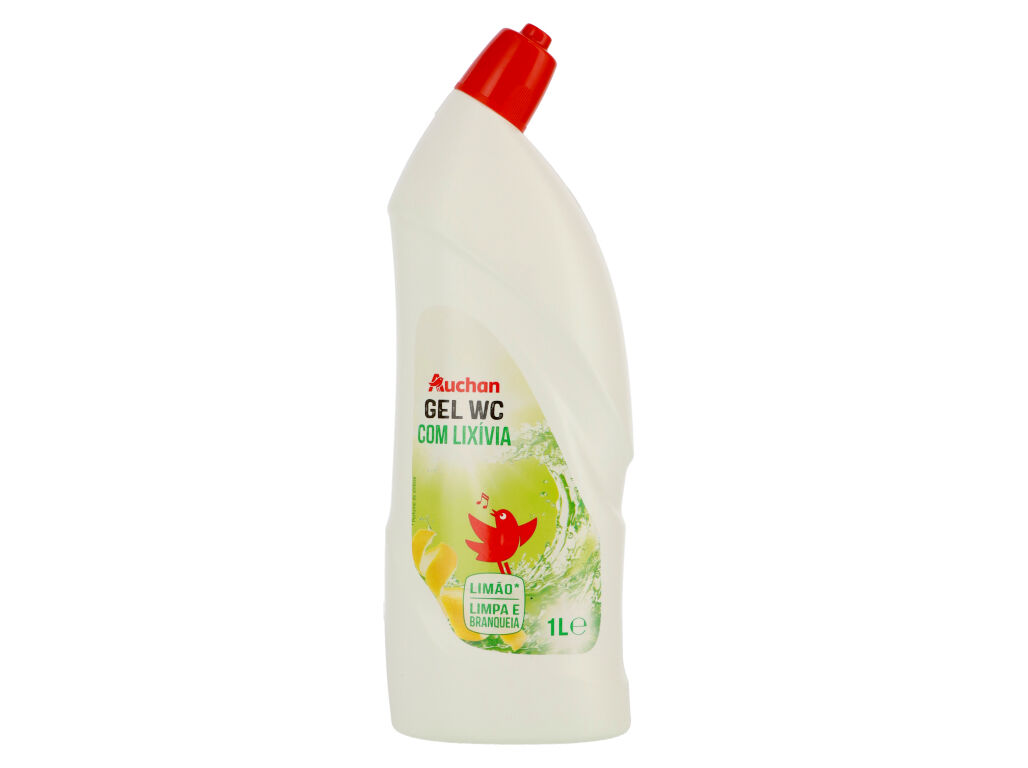GEL AUCHAN SANIT&Aacute;RIO LIX&Iacute;VIA LIM&Atilde;O 1L