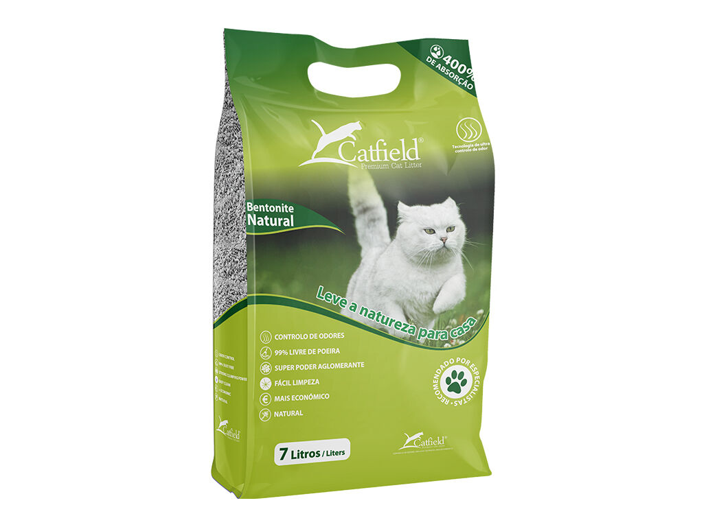 AREIA AGLOMERANTE CATFIELD NATURAL 7L