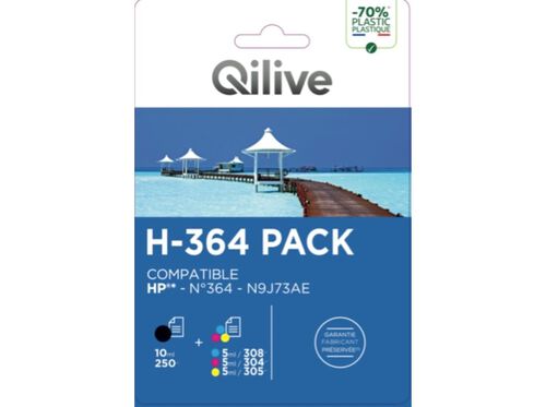 TINTEIRO QILIVE HP 364 PACK H-364 PACK image number 0
