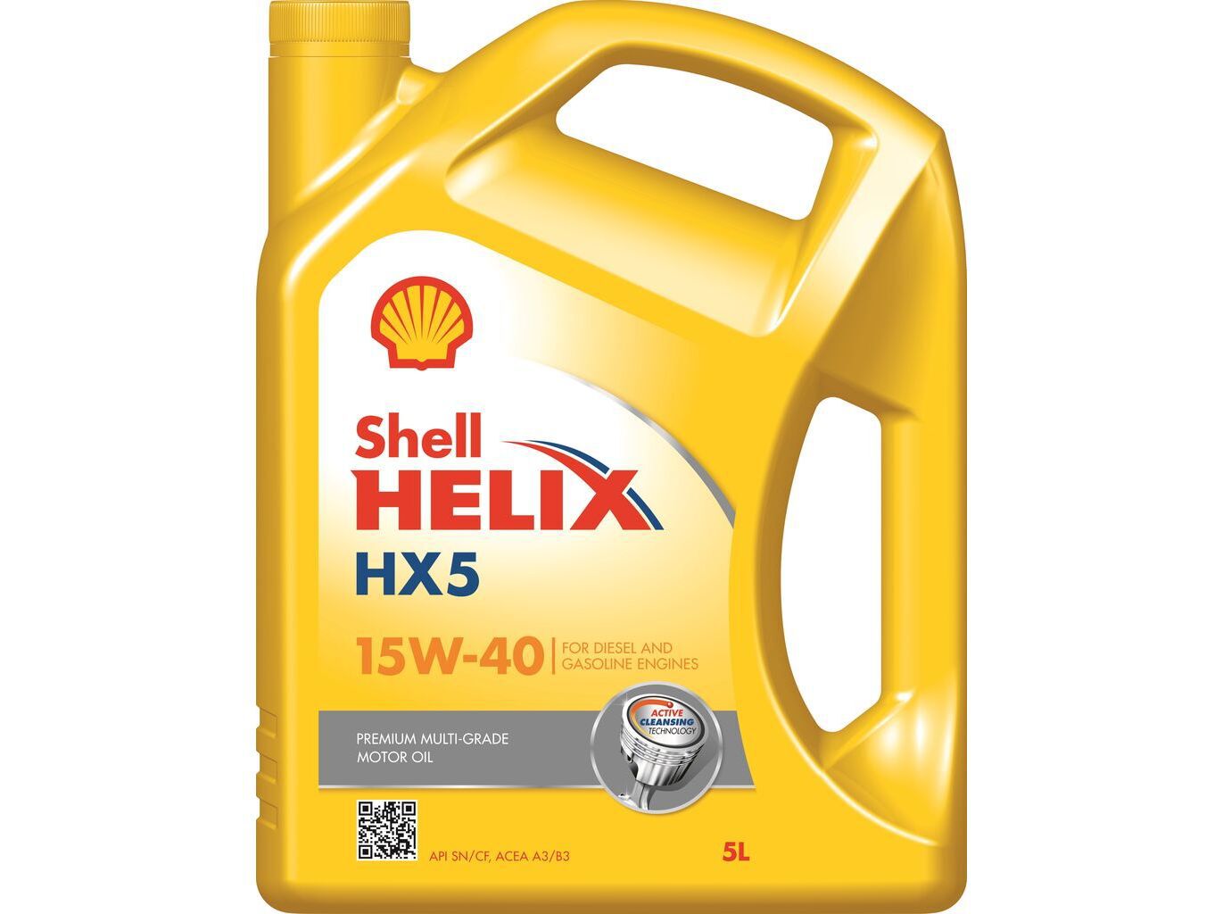 &Oacute;LEO DE MOTOR HELIX SHELL HX5 15W40 SN A3/B3 5L image number 0