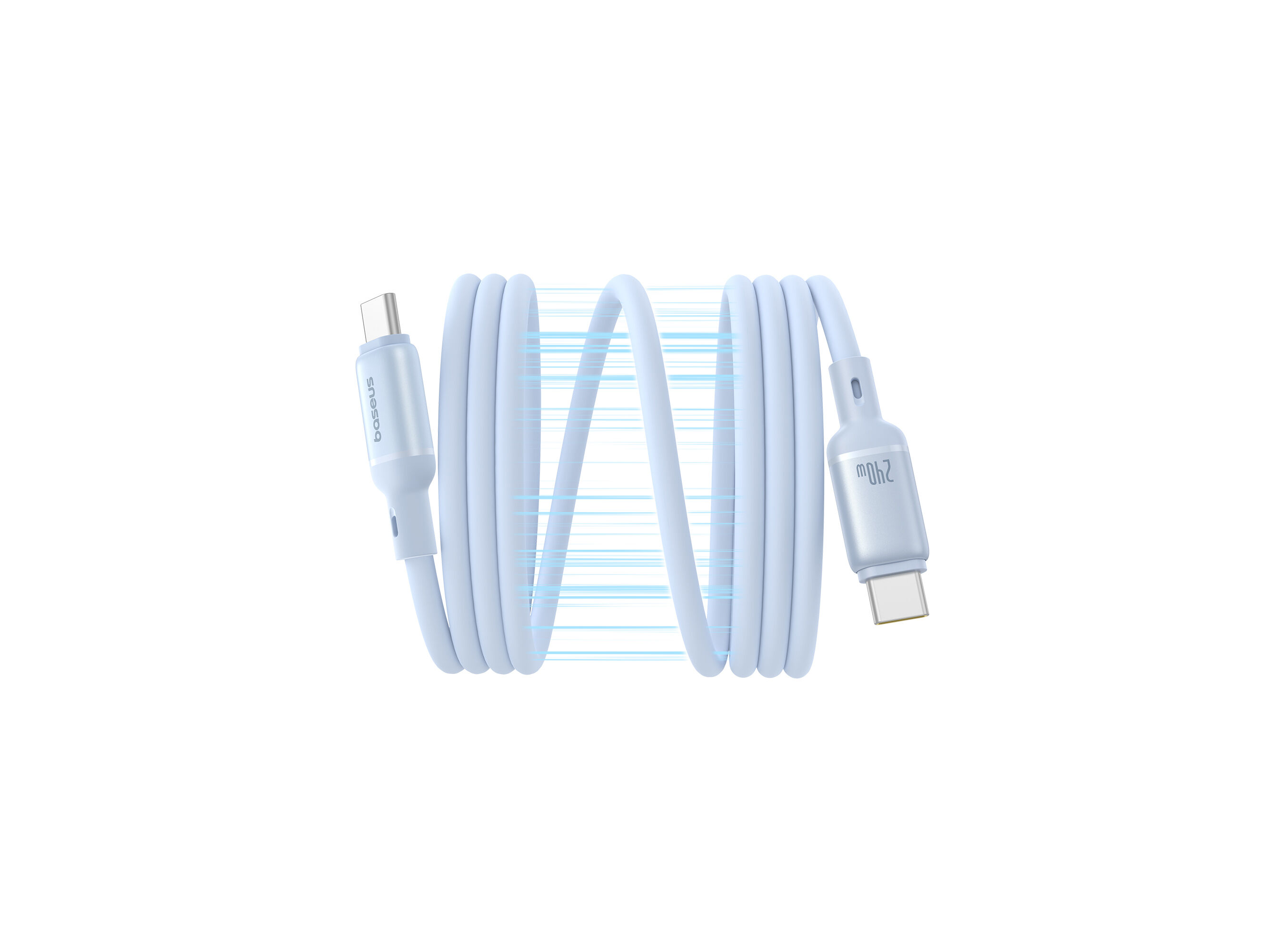 CABO MAGNETICO BASEUS GALAXY BLUE PICOGO USB-C/USB-C image number 2