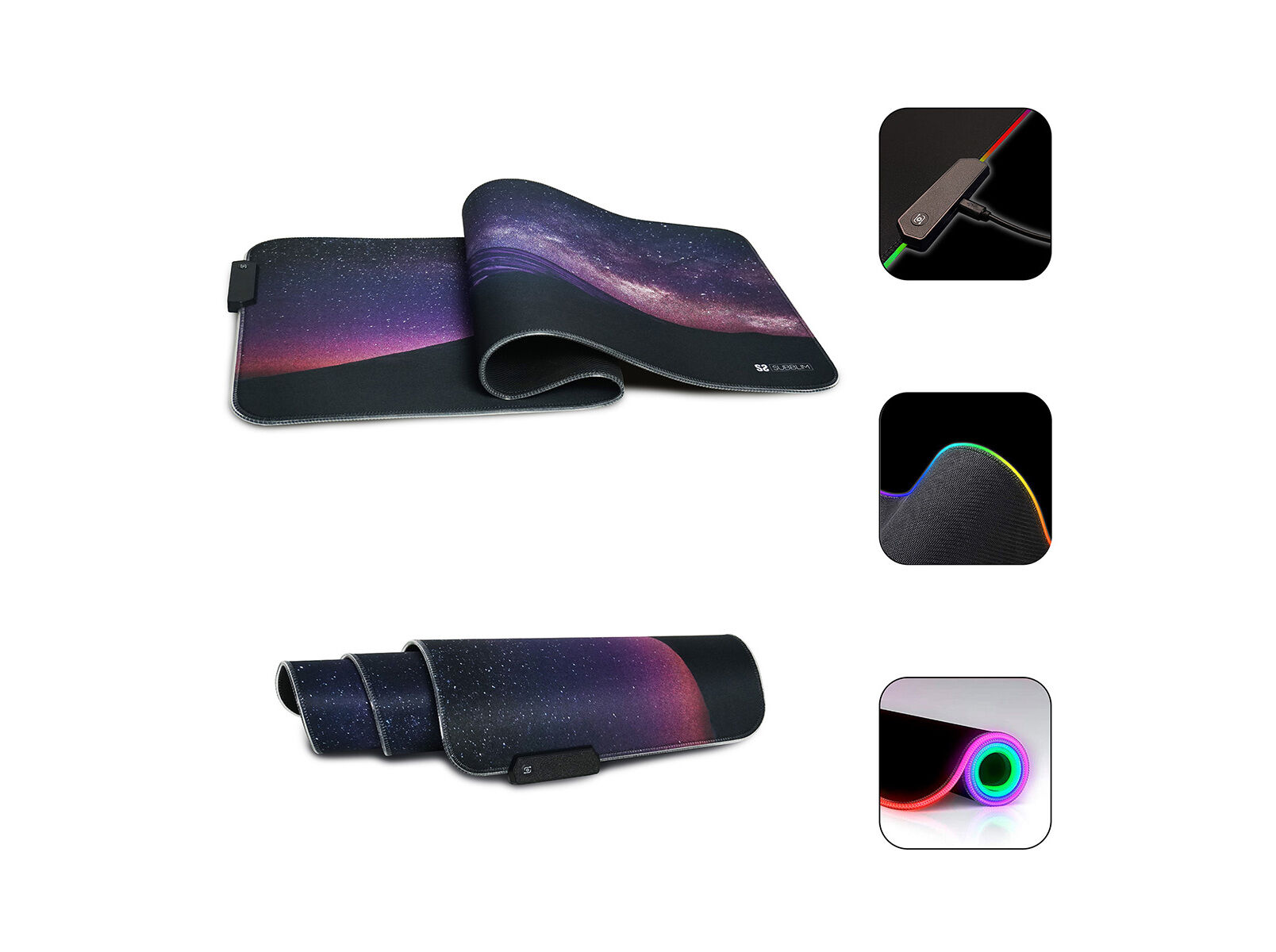 TAPETE PARA RATO SUBBLIM LED RGB image number 1