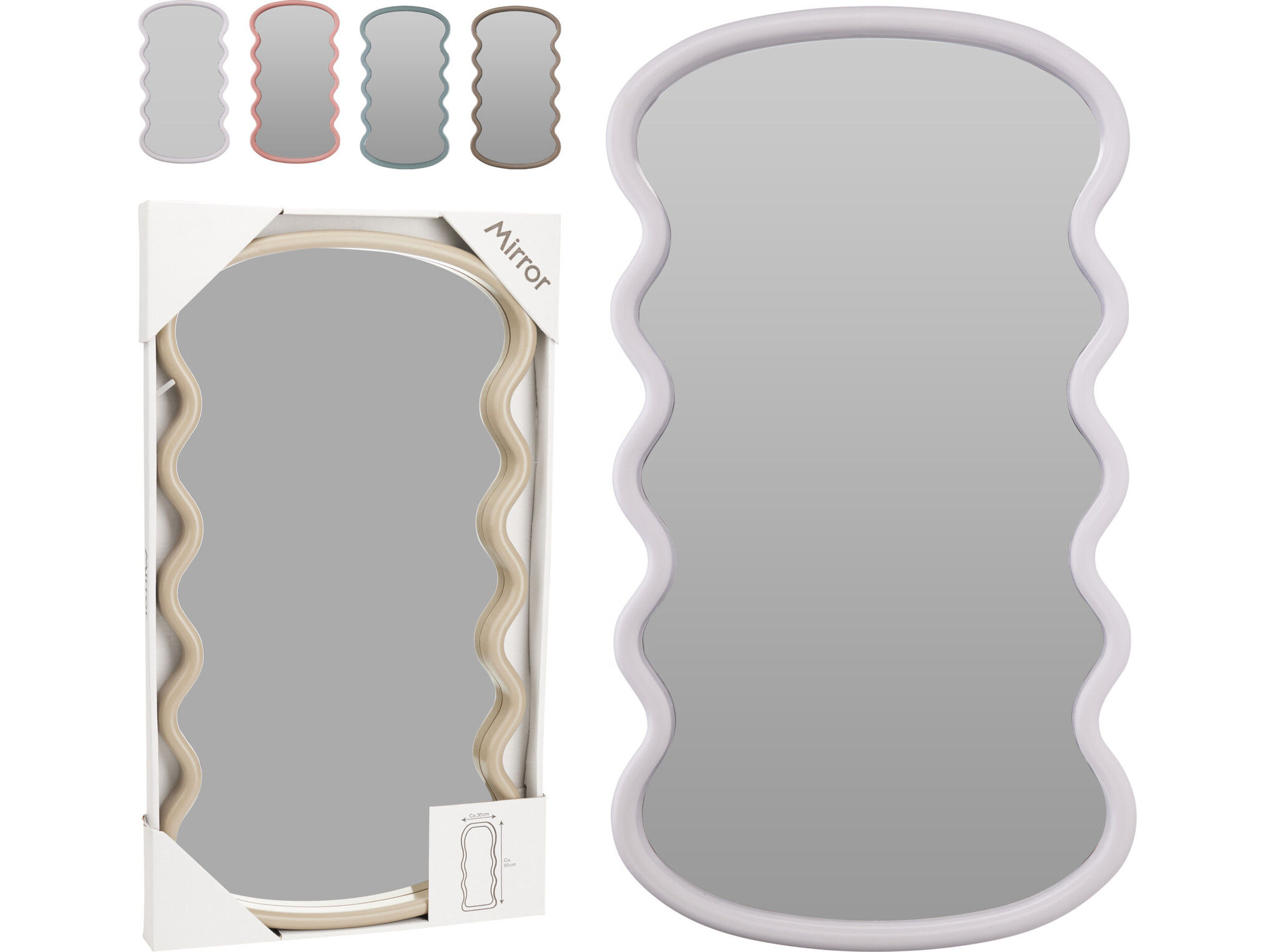 ESPELHO 55X30X2.5CM CORES SORTIDAS image number 1