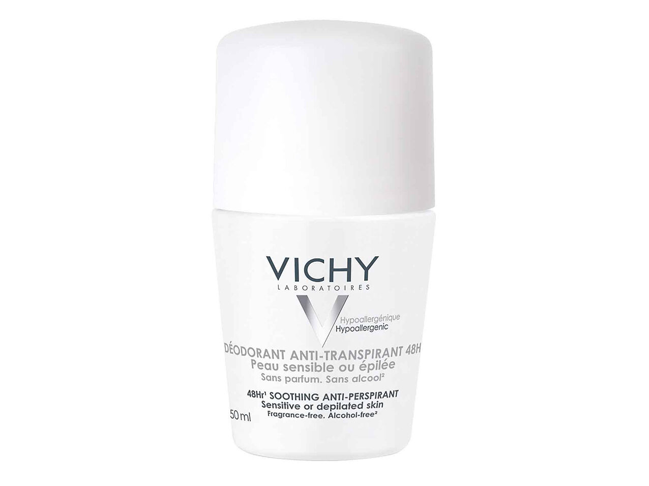 DESODORIZANTE VICHY ANTITRANSPIRANTE PELE SENS&Iacute;VEL 50ML