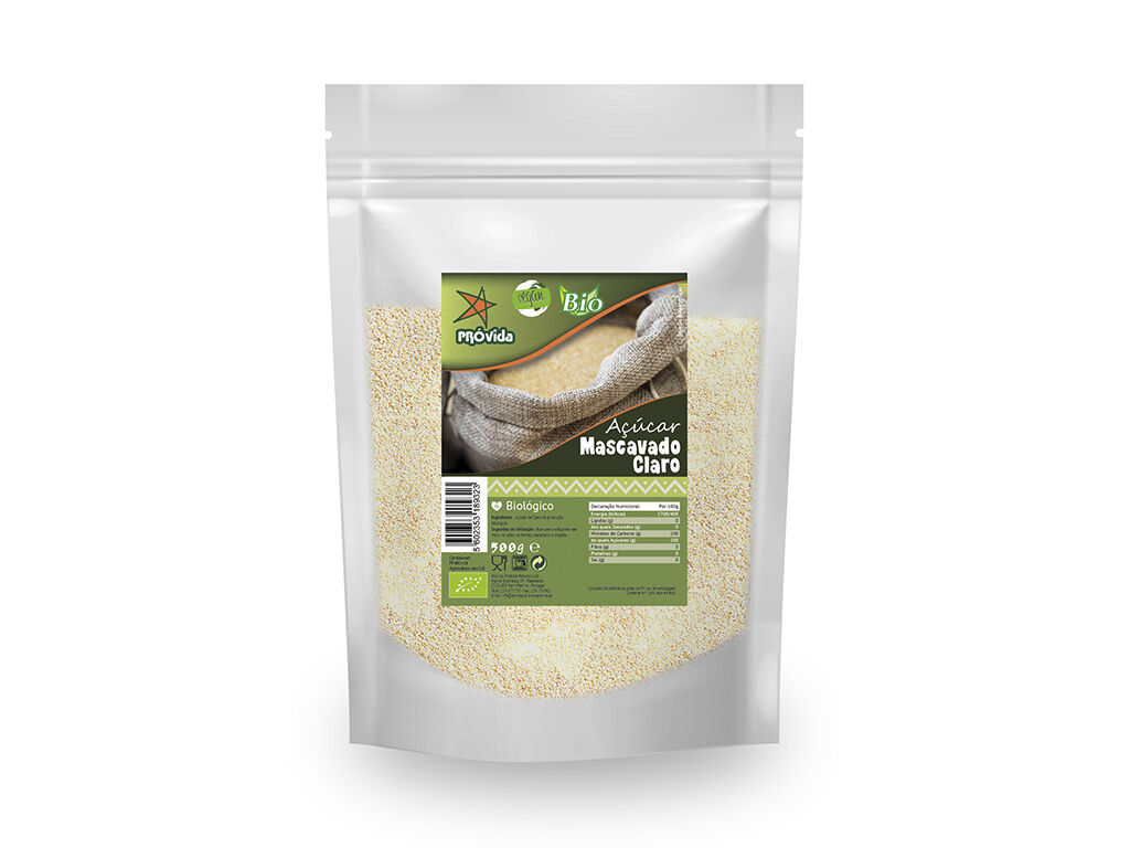 A&Ccedil;&Uacute;CAR PROVIDA MASCAVADO CLARO BIO 500G