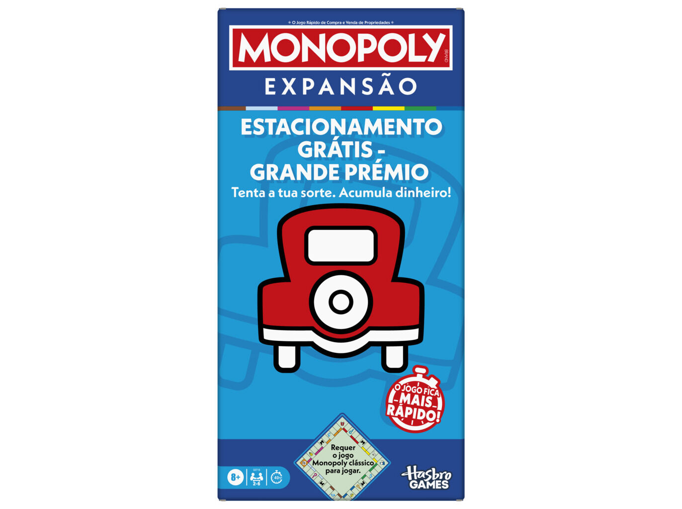 JOGO EXPANS&Atilde;O MONOPOLY ESTACIONAMENTO GR&Aacute;TIS - GRANDE PR&Eacute;MIO
