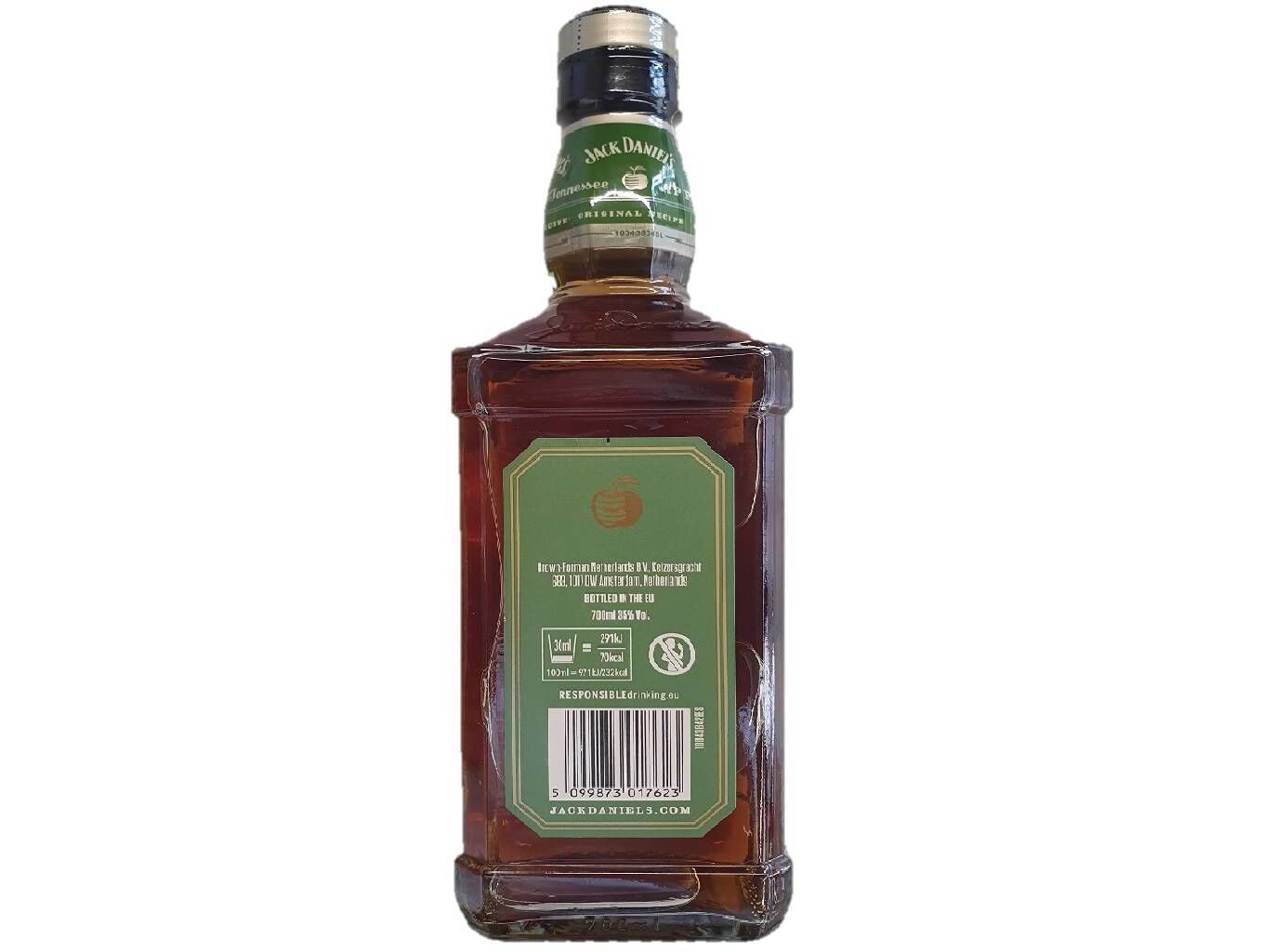 WHISKY JACK DANIEL'S APPLE 0.70 L image number 1