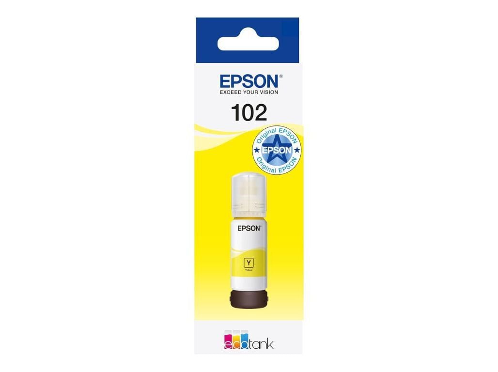 TINTA ORIGINAL EPSON 102 ECOTANK AMARELO 70ML