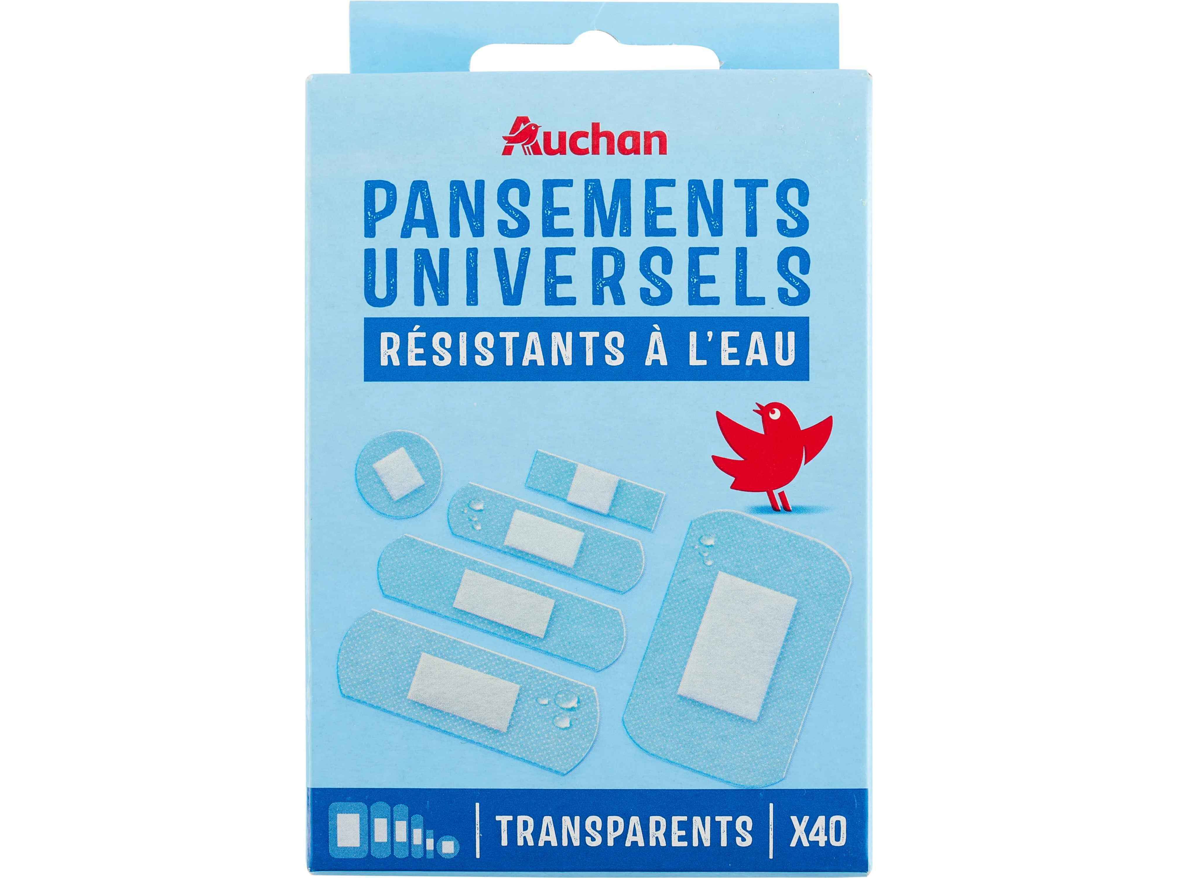 PENSOS AUCHAN MULTIUSOS TRANSPARENTES 40UN image number 0
