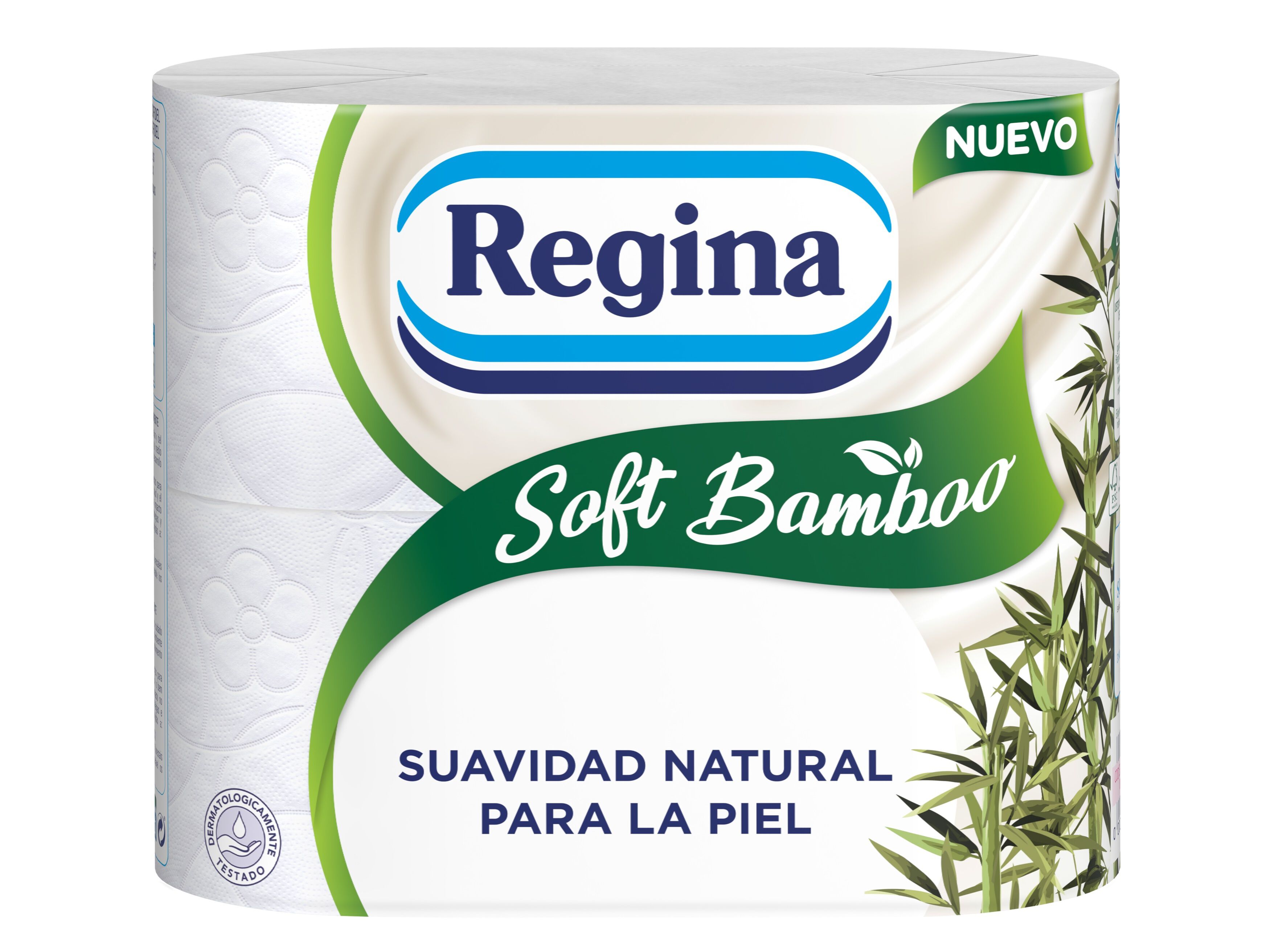 PAPEL HIGIENICO REGINA BAMBU 3 FOLHAS 4 ROLOS image number 0