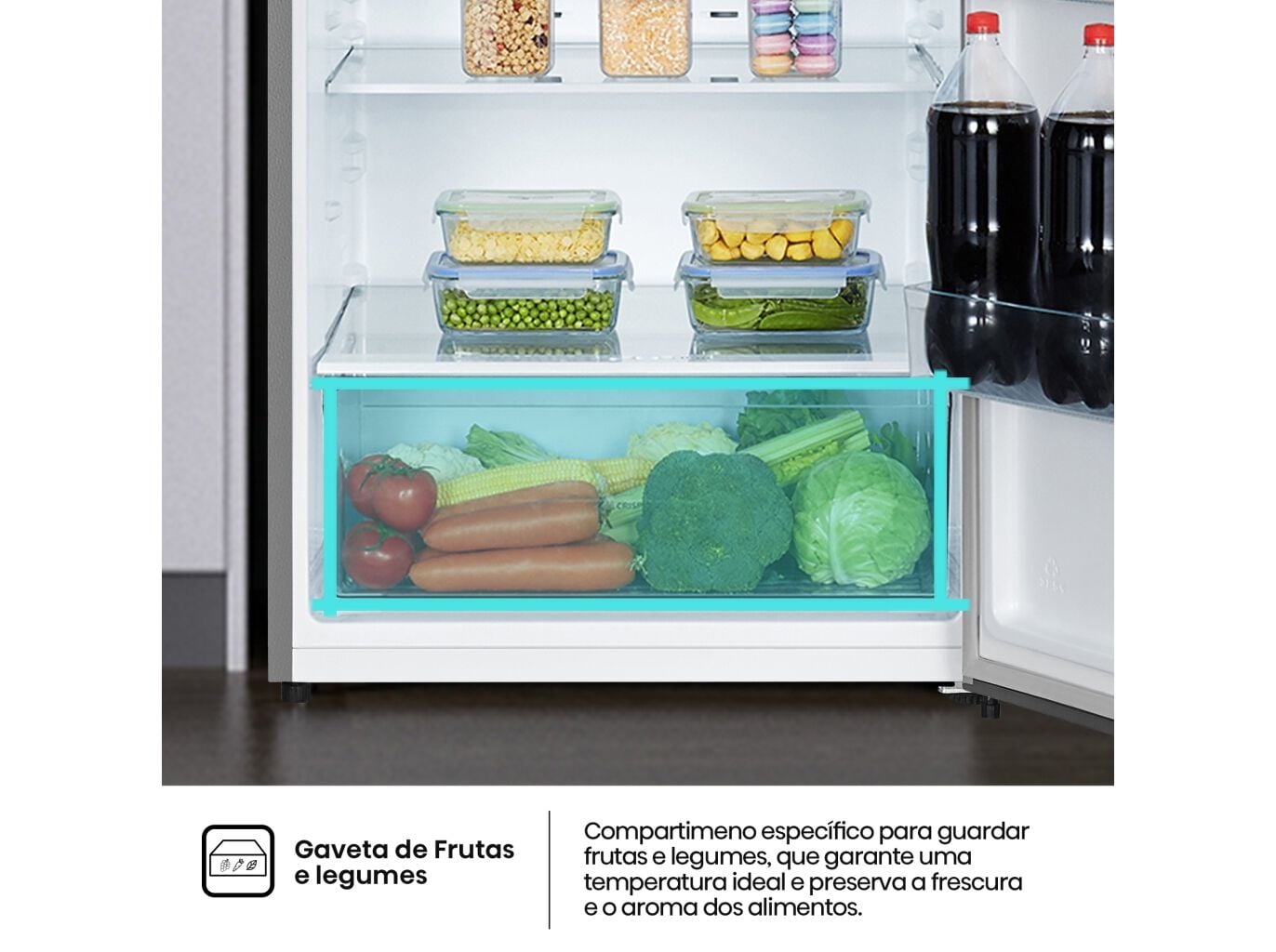 FRIGOR&Iacute;FICO 2 PORTAS HISENSE RT600N4WC2 (NO FROST E 185CM 467L LOOK INOX) image number 11