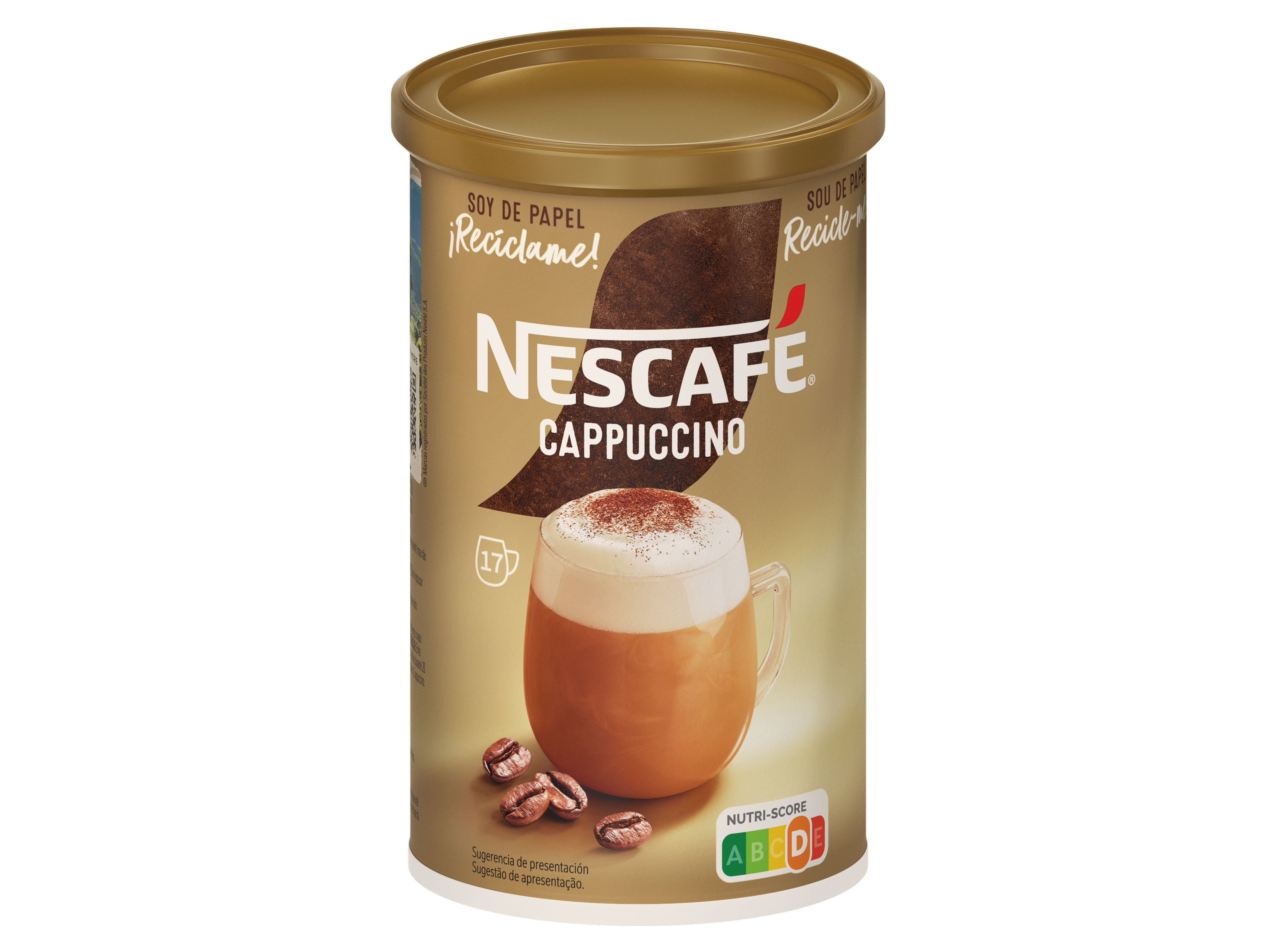 CAF&Eacute; NESCAF&Eacute; SOL&Uacute;VEL CAPPUCCINO 250G
