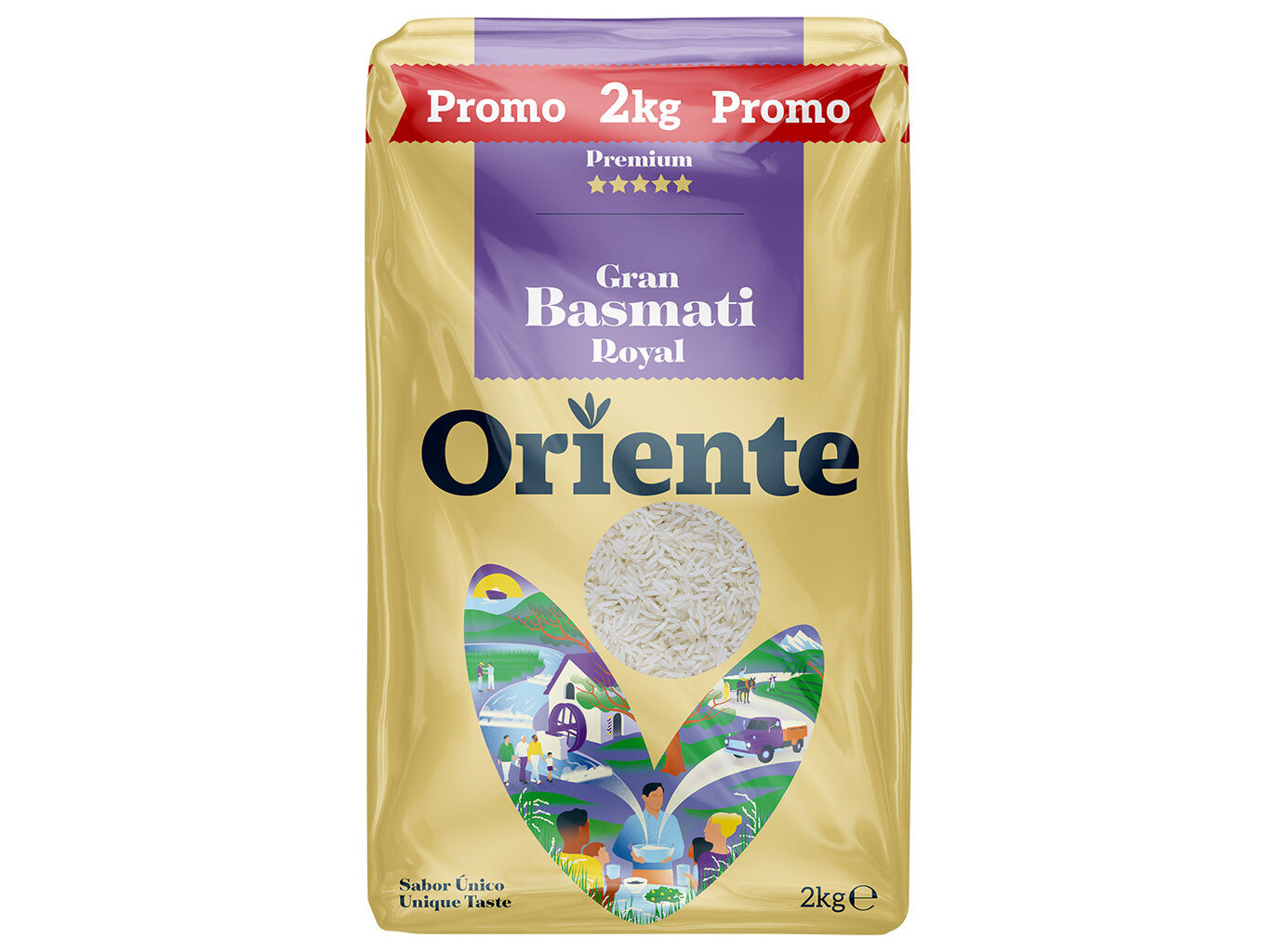 ARROZ ORIENTE GRAN BASMATI ROYAL 2KG image number 0