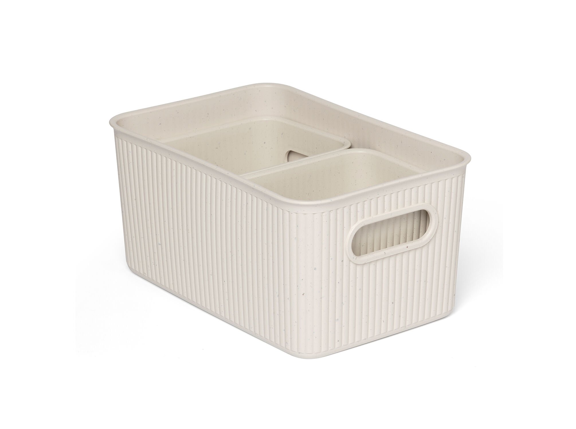 CONJUNTO DE 3 CESTOS ECOHOME TATAY PL&Aacute;STICO 5L+2X1.5L image number 0