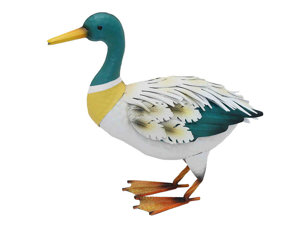 PATO EM METAL GARDENSTAR 37X16X33CM image number 0