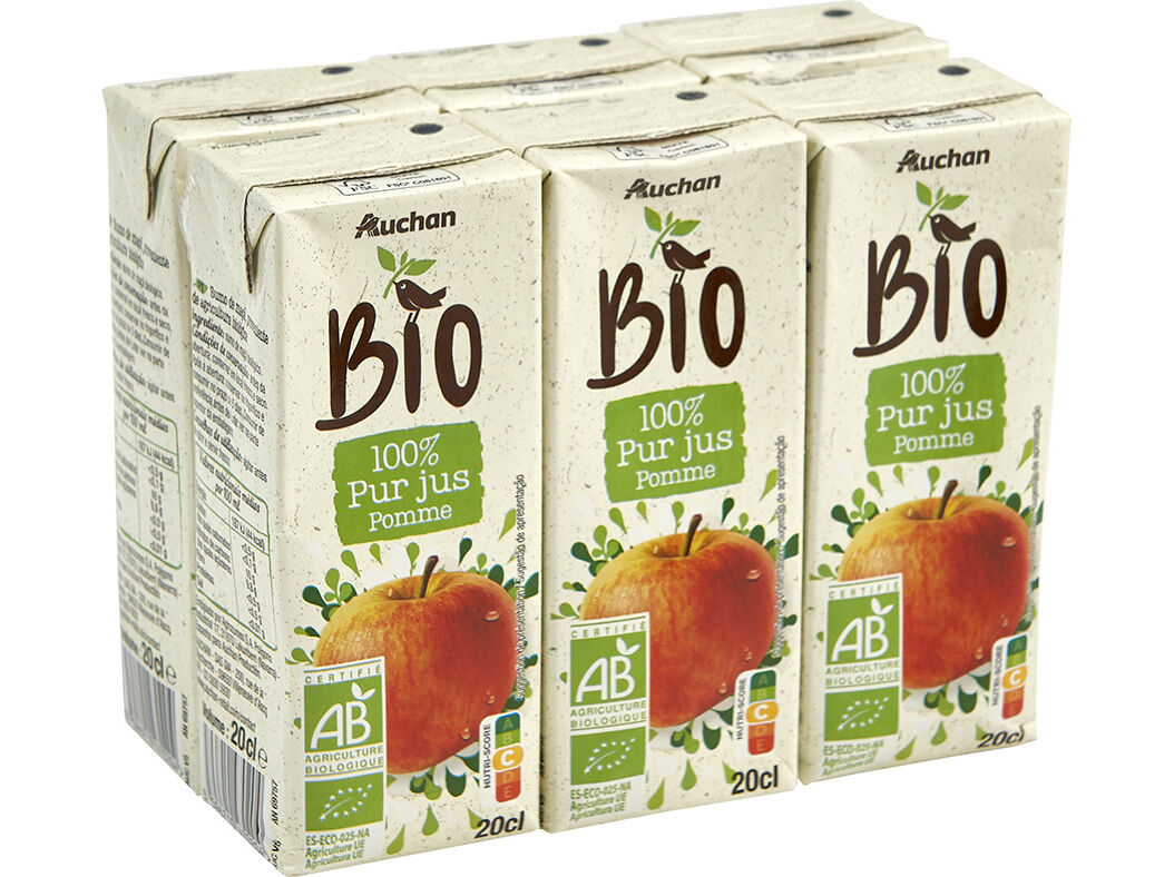 SUMO AUCHAN BIO MA&Ccedil;&Atilde; 6 X 20CL image number 0