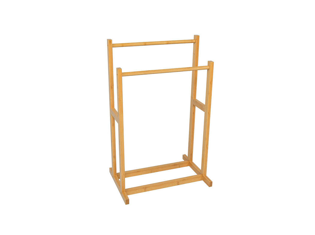 SUPORTE DE CH&Atilde;O PARA TOALHAS ACTUEL BAMBOO 75X47X33CM