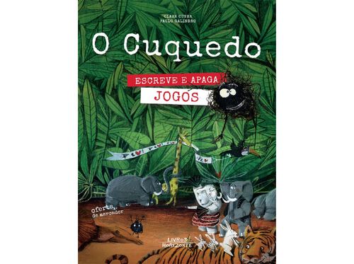 LIVRO O CUQUEDO - JOGOS - ESCREVE E APAGA DE CLARA CUNHA image number 0