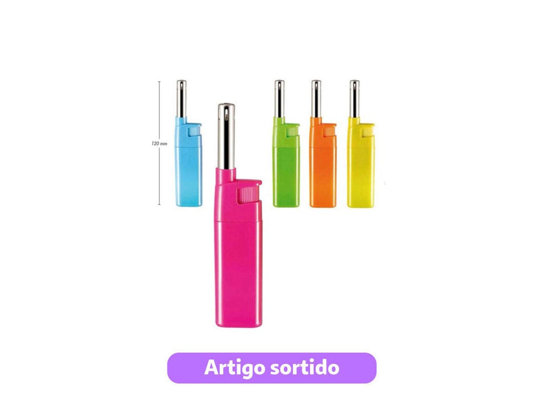 ISQUEIRO 22CM CORES SORTIDAS