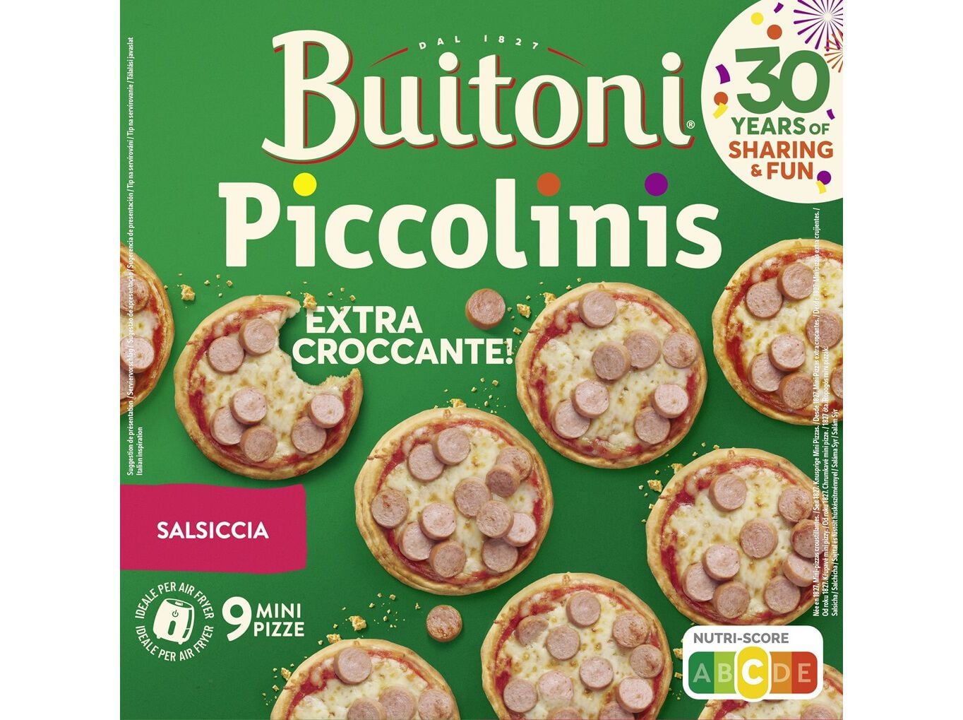 MINI PIZZAS BUITONI PICCOLINIS SALSICHA 270G image number 0