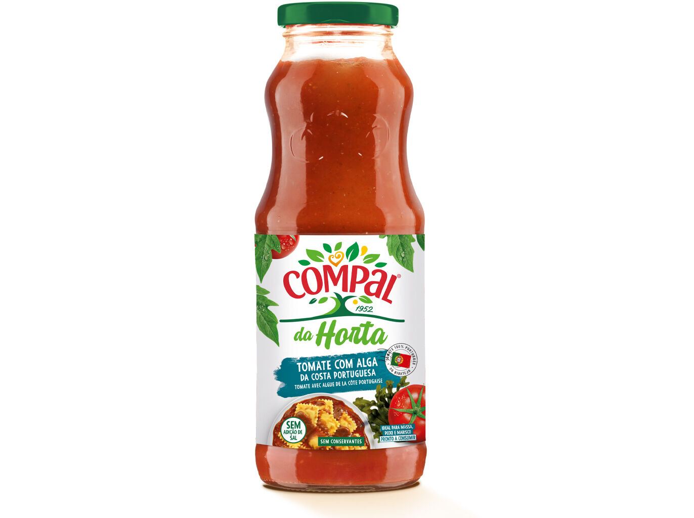 POLPA COMPAL TOMATE C/ ALGA FUCUS 500G image number 0