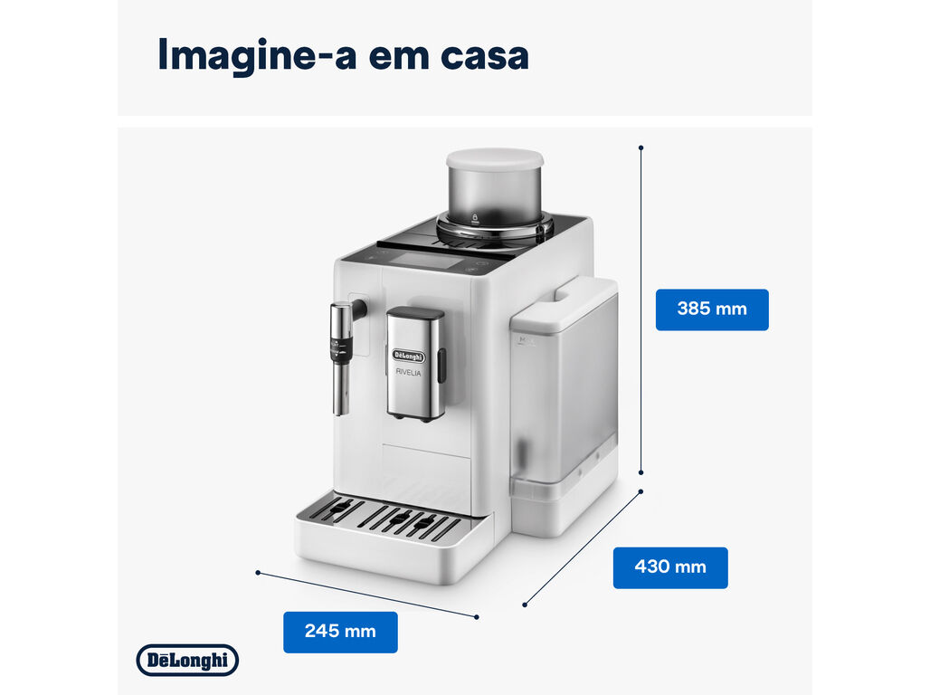 M&Aacute;QUINA DE CAF&Eacute; AUTOM&Aacute;TICA DELONGHI RIVELIA EXAM440.35.W BR RIVELIA image number 6