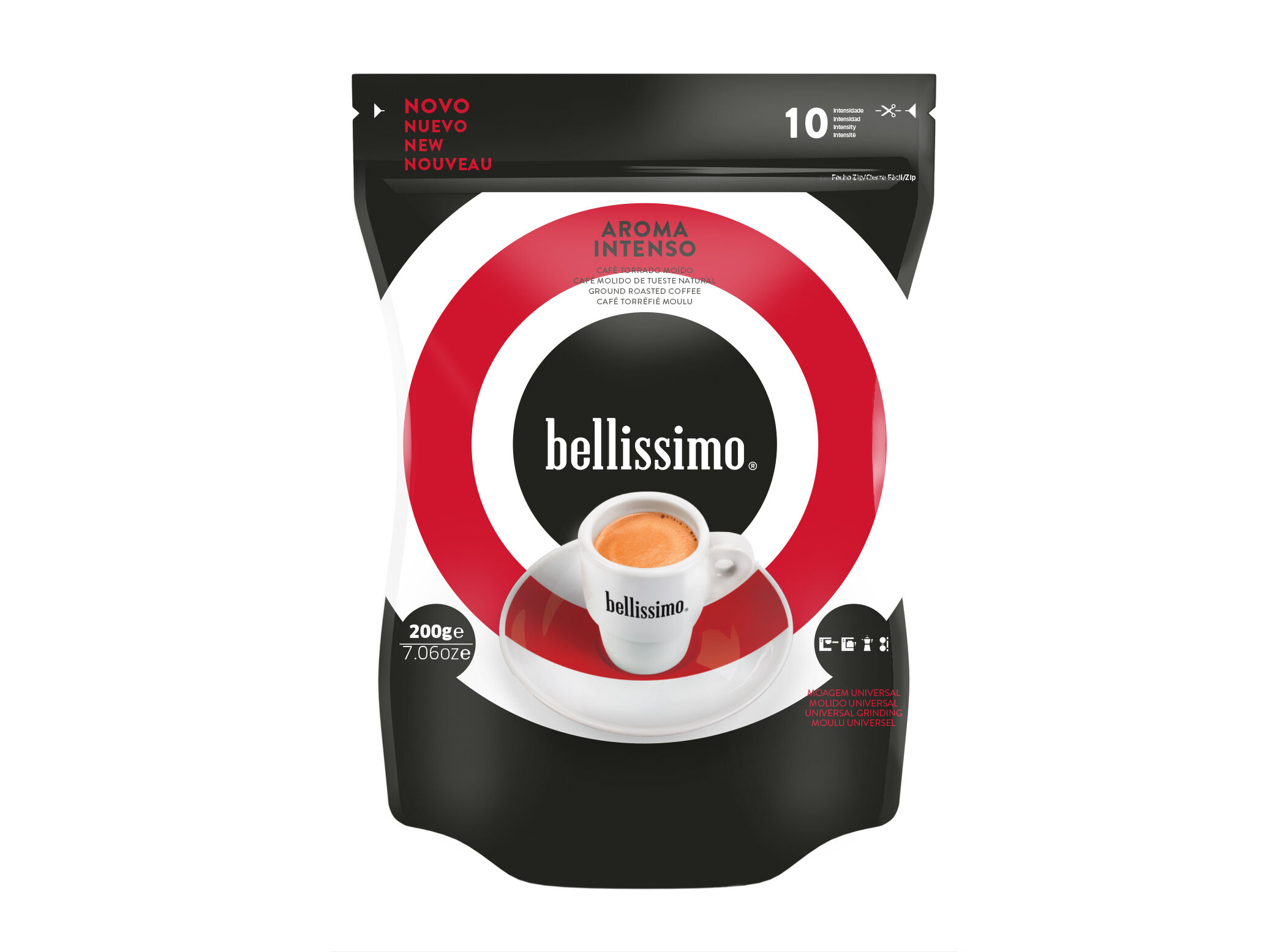CAF&Eacute; MO&Iacute;DO BELISSIMO AROMA INTENSO 200G