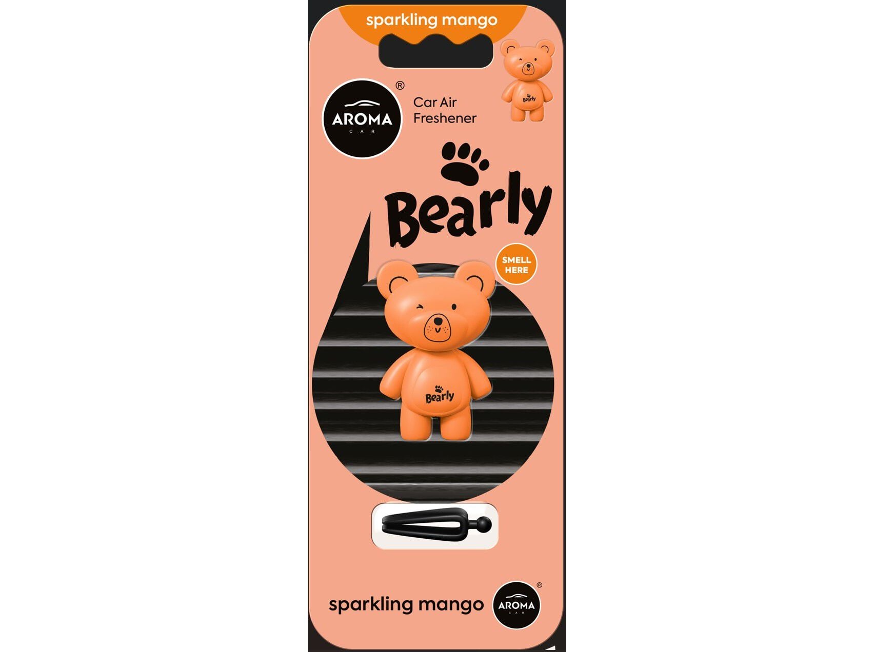 AMBIENTADOR AUTO AROMA CAR BEARLY 10G SPARKLING MANGO image number 1