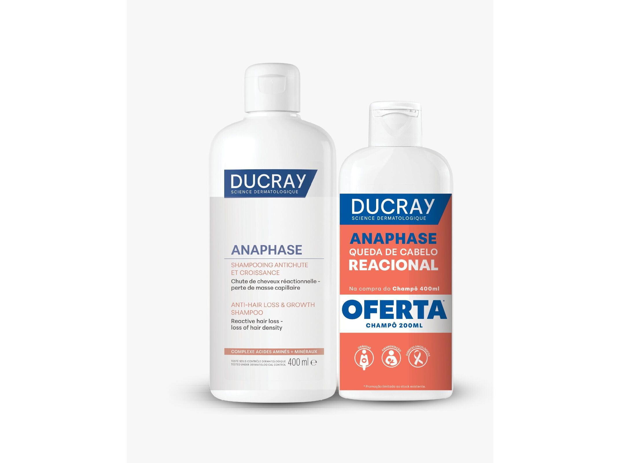 CHAMPO DUCRAY ANAPHASE CRESCIM 400+200ML image number 1