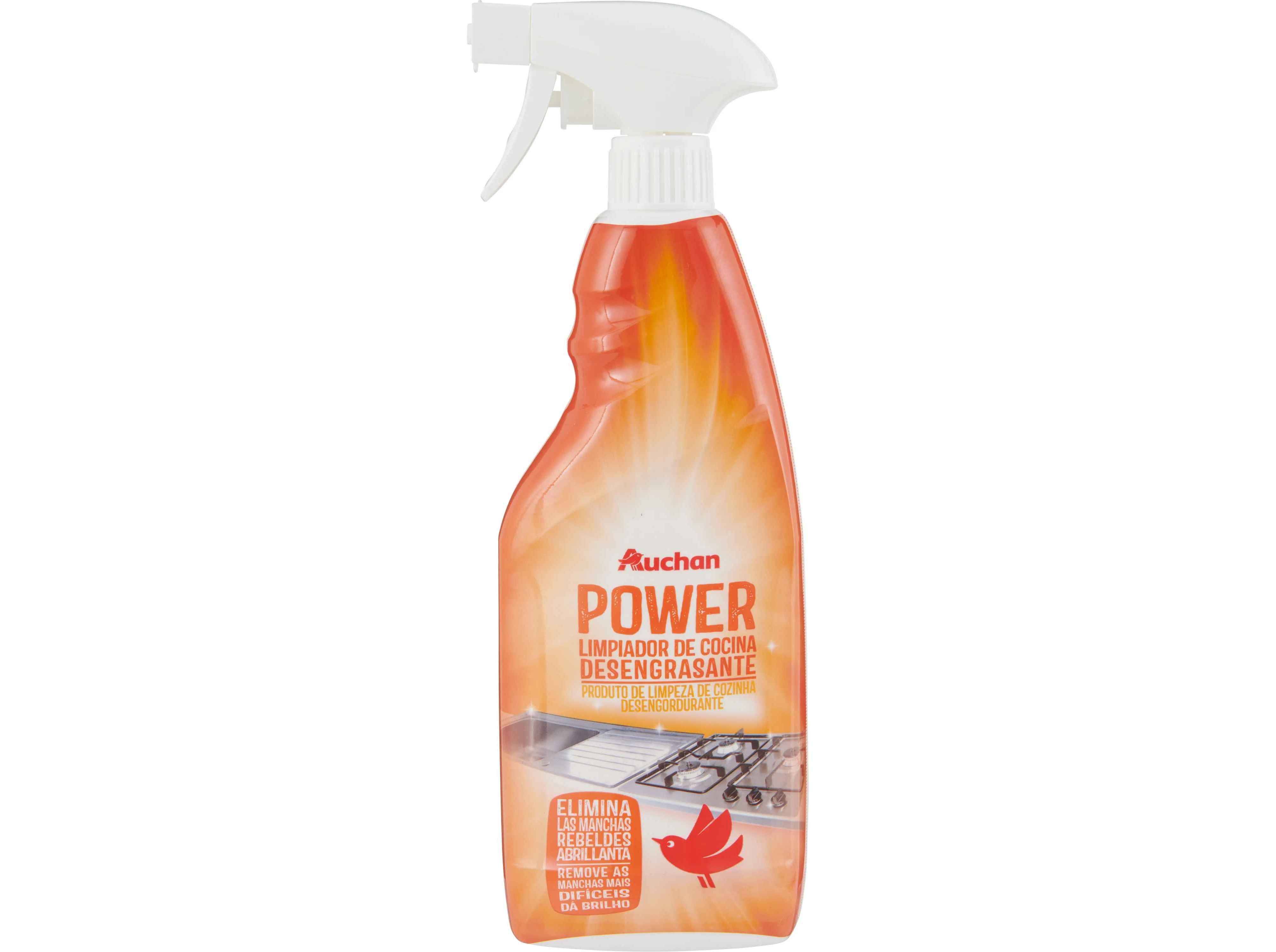 SPRAY AUCHAN POWER COZINHA DESENGORDURANTE 750ML