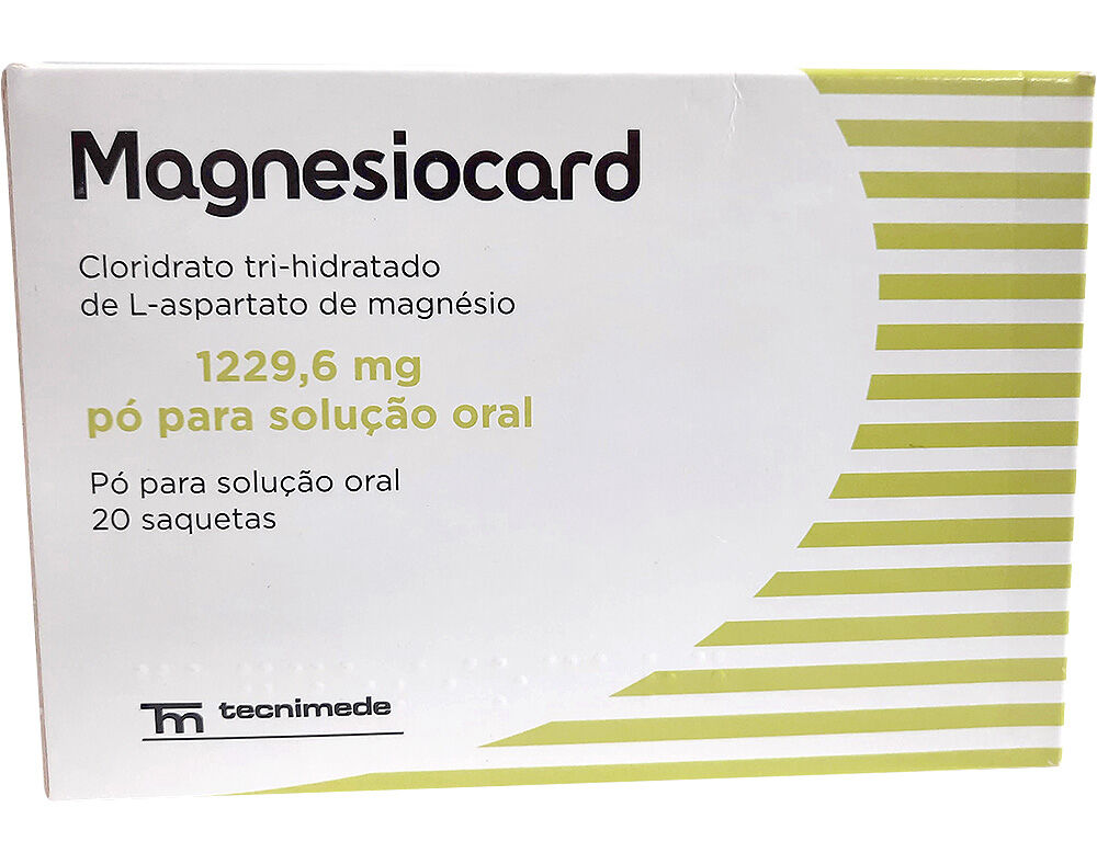 P&Oacute; MAGNESIOCARD 1229 SOLU&Ccedil;&Atilde;O ORAL 6 MG SAQUETAS 20UN