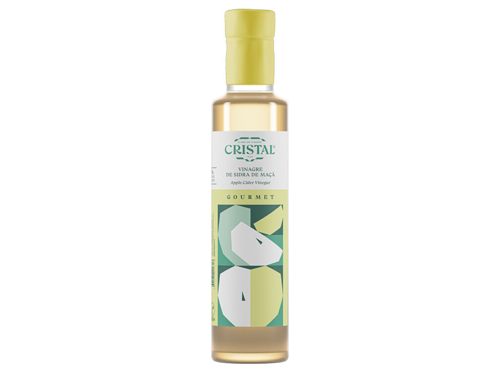 VINAGRE DE SIDRA CRISTAL MA&Ccedil;&Atilde; GOURMET BIO 5% 250ML