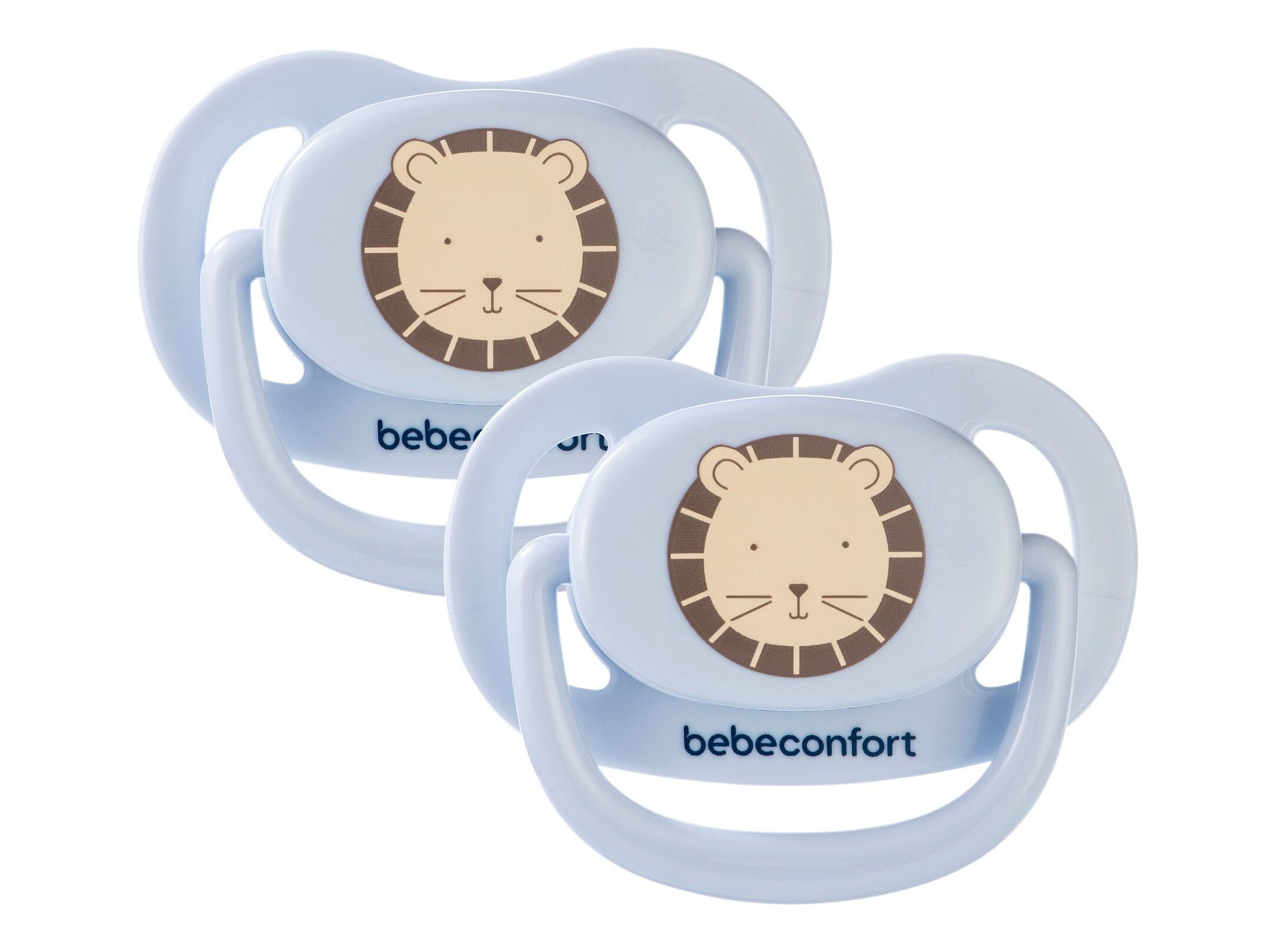 PACK 2 CHUCHAS BEB&Eacute;CONFORT SILICONE 6M+ AZUL image number 0