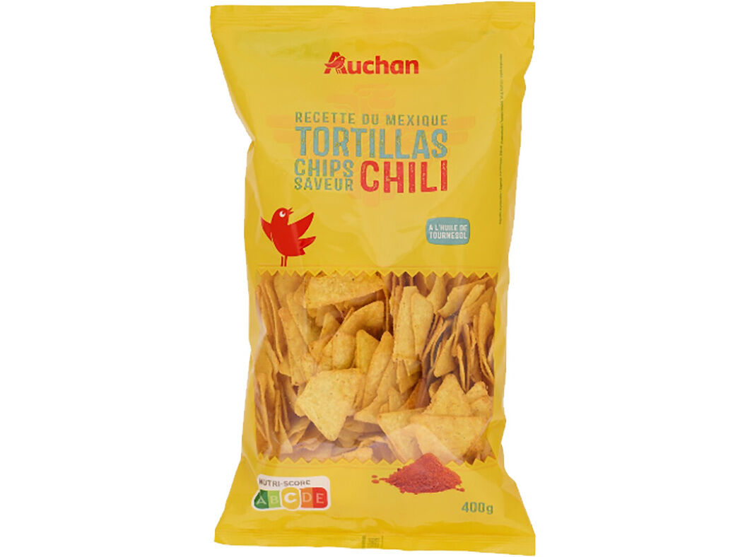 TORTILHAS DE MILHO AUCHAN CHILI 400G