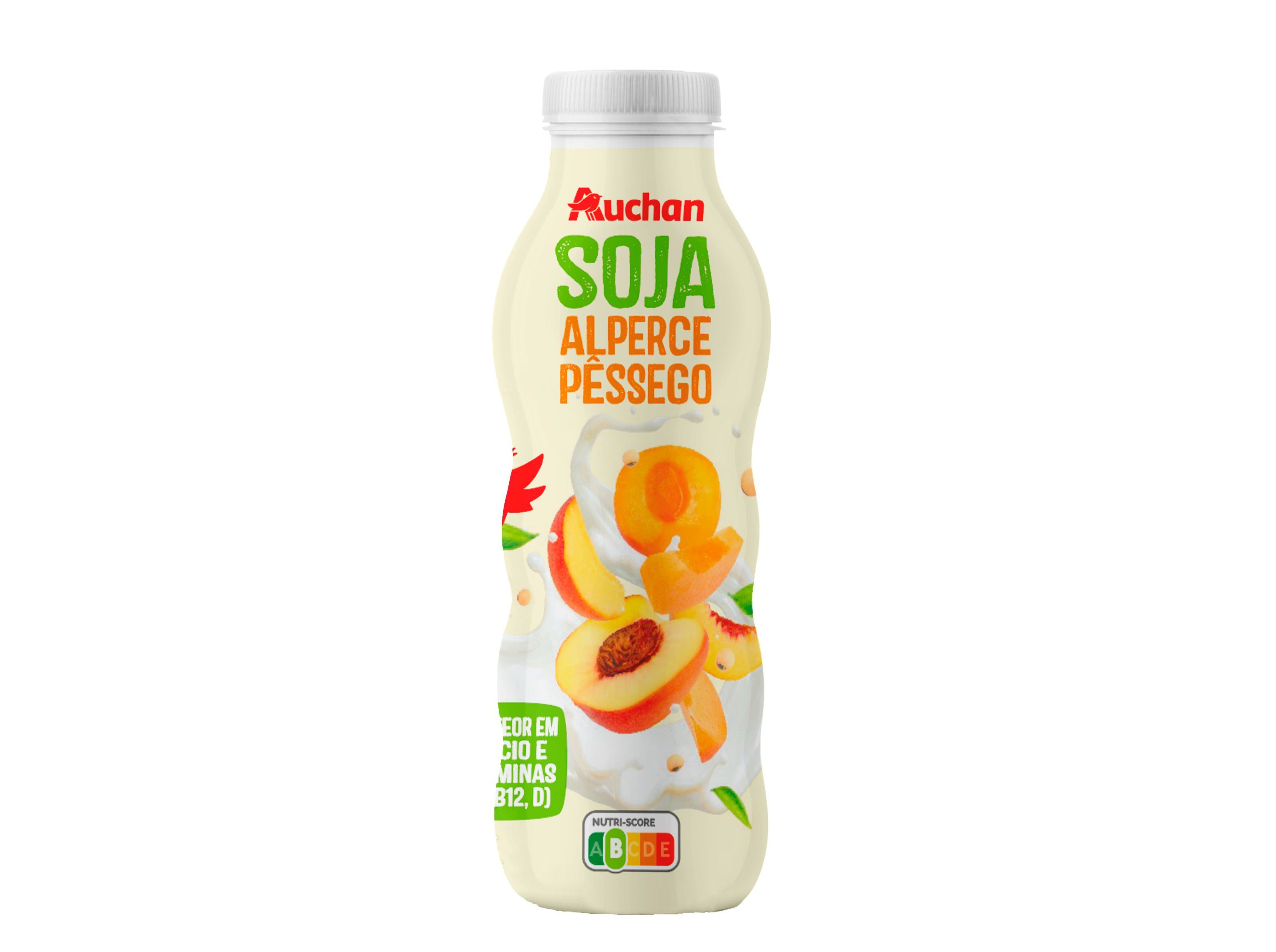 SOJAGURTE L&Iacute;QUIDO AUCHAN ALP&Ecirc;RCE/P&Ecirc;SSEGO 4X150 ML