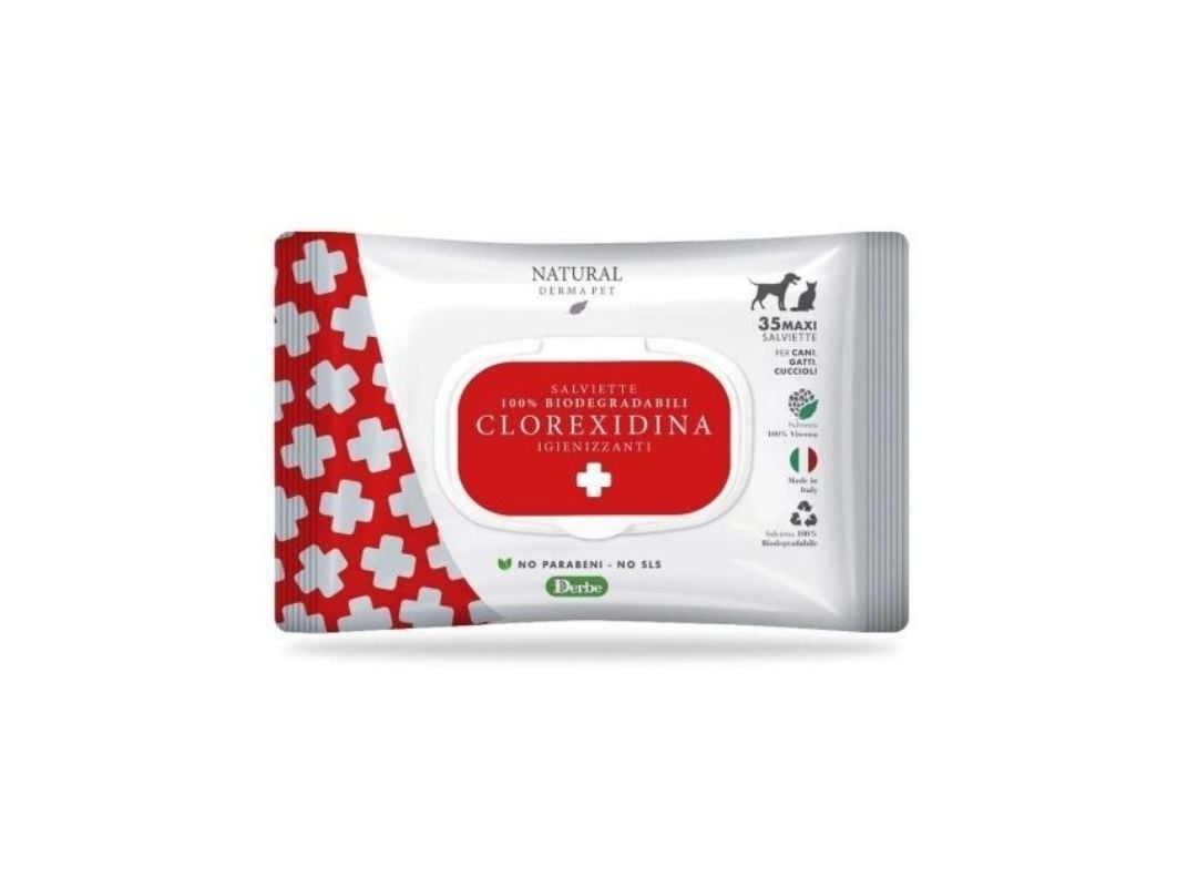 TOALHITAS C&Atilde;O E GATO DERBE CLOREXIDINA 35 UNIDADES image number 1