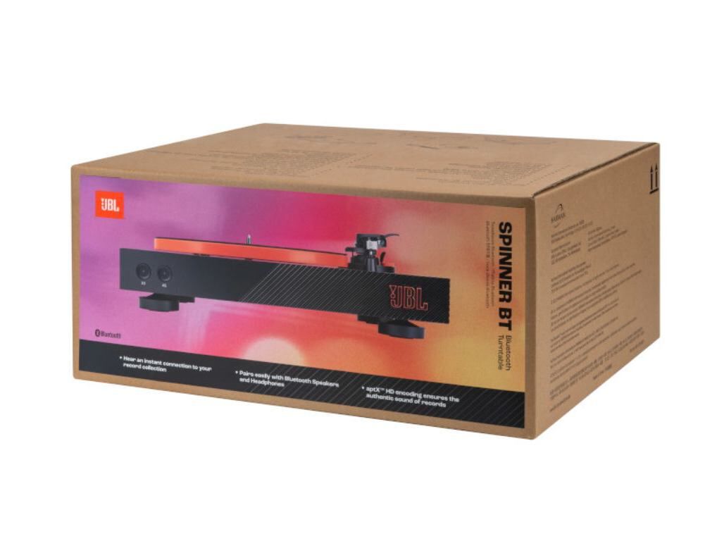 GIRA DISCOS JBL SPINNER BT BLK PRETO&LARANJA image number 8